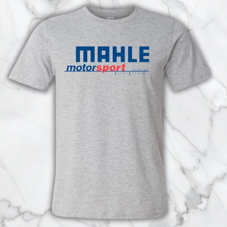 Mahle Motorsport Racing Car Motorcycle Men’s Grey Graphic T Shirt Freeships