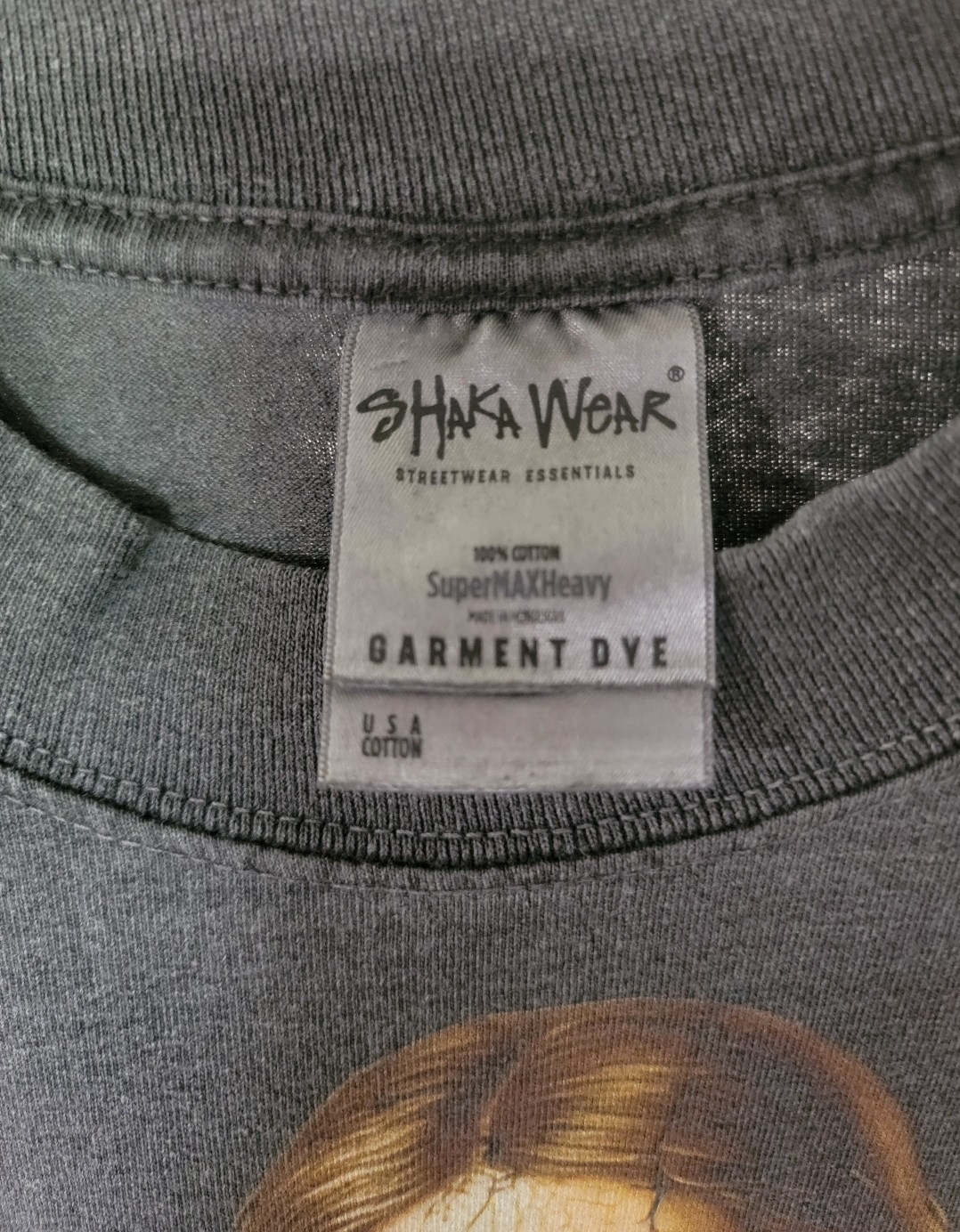 HARLEY DAVIDSON GOD BLESS YOU ON A SHAKA HEAVYWEIGHT GARMET SHIRT “MODERN”