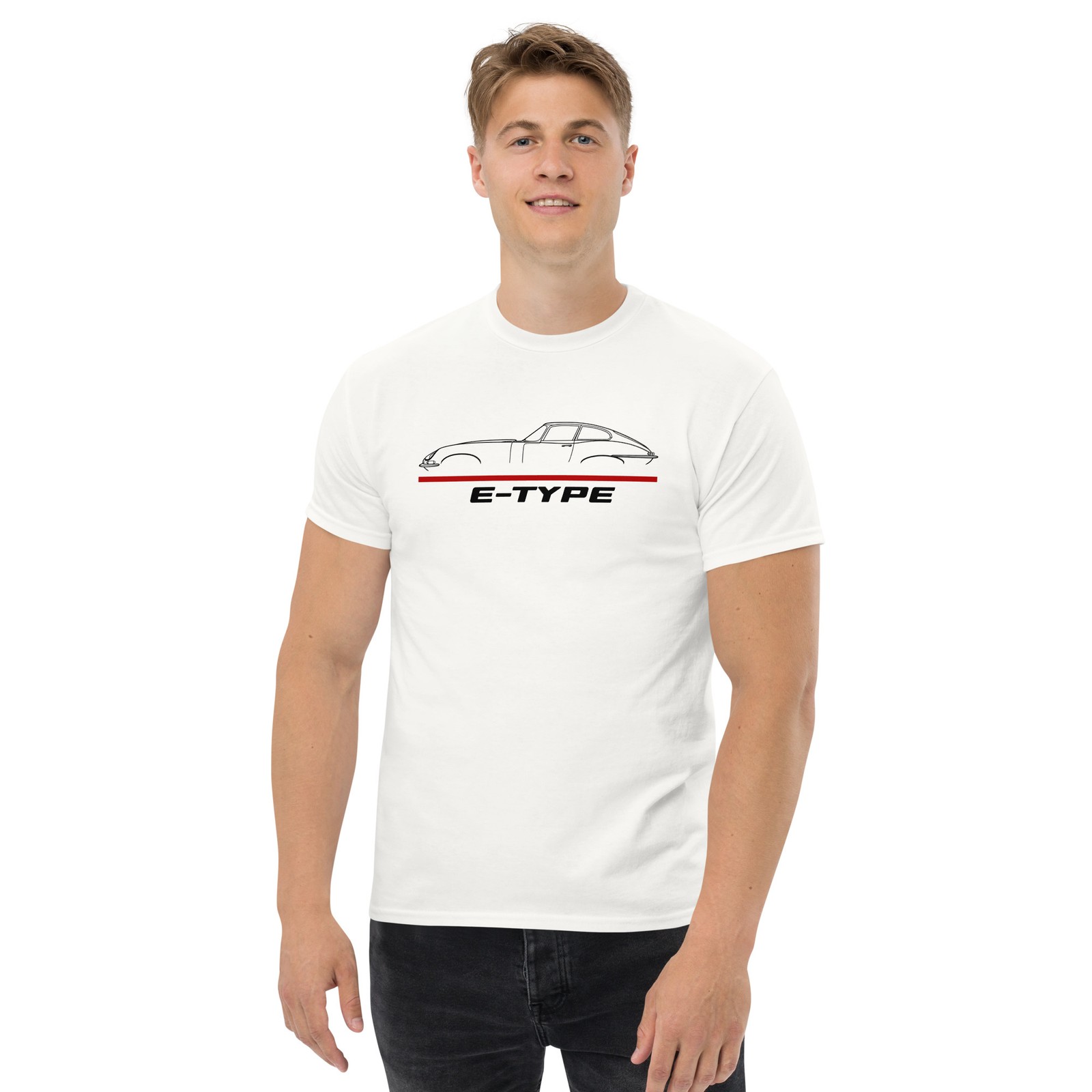For Jaguar E-Type Fans Timeless Classic Sports Car T-Shirt Birthday Gift