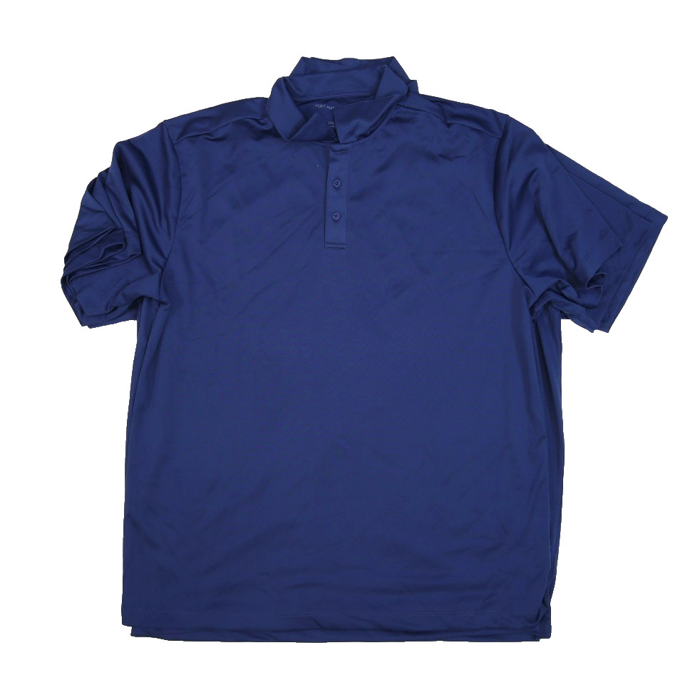 Port Authority Blue Collared Mens Moisture Wicking 2XL Shirts Lot of 3