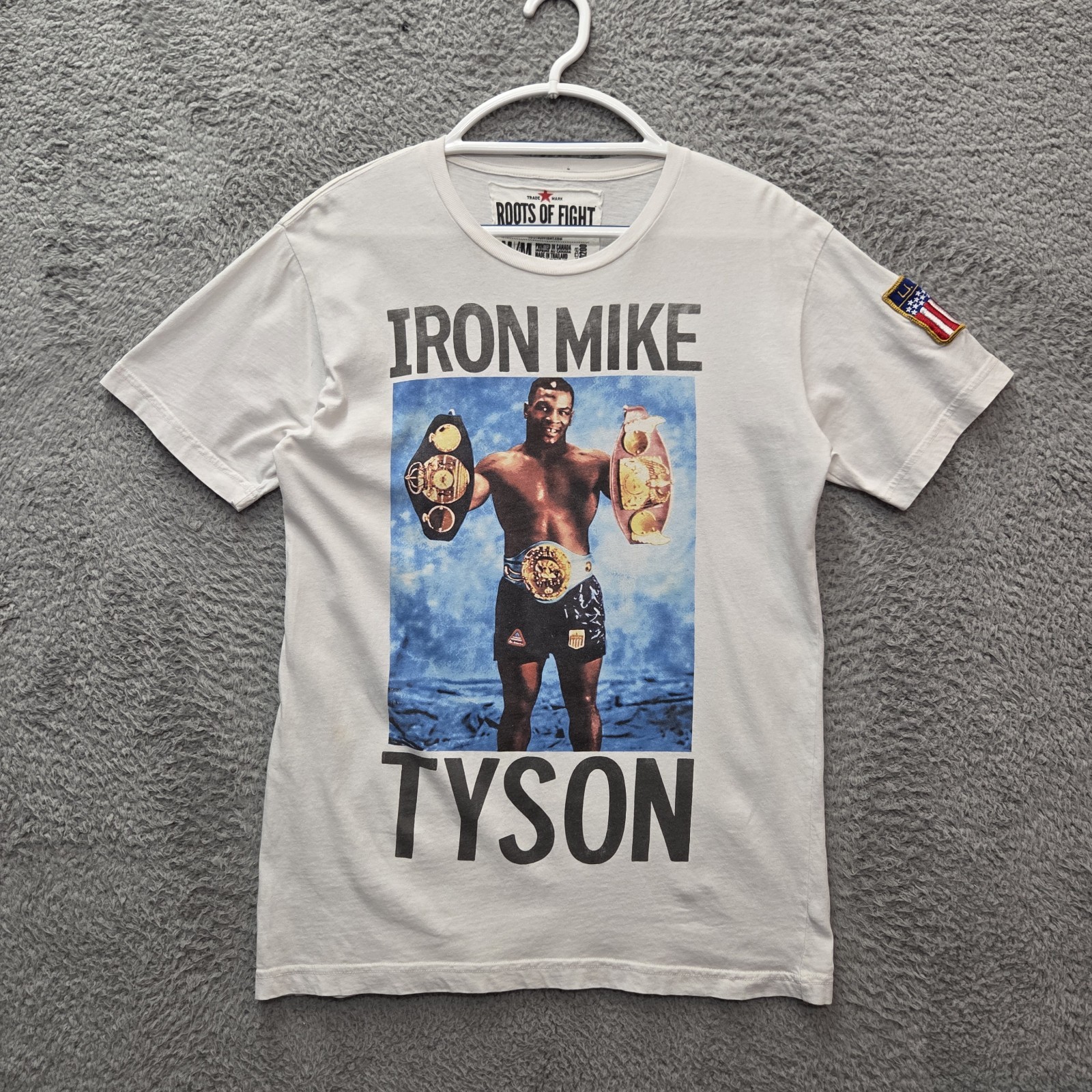 MYTH Size Medium Roots of Fight Iron Mike Tyson CHAMP Shirt 1988 Bloodlines RARE
