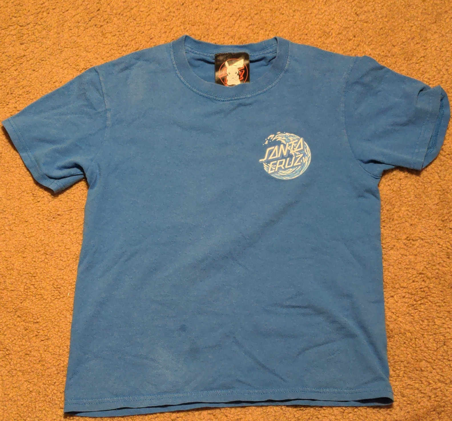 Santa Cruz x Pokémon Squirtle Blue Graphic T-Shirt Size M
