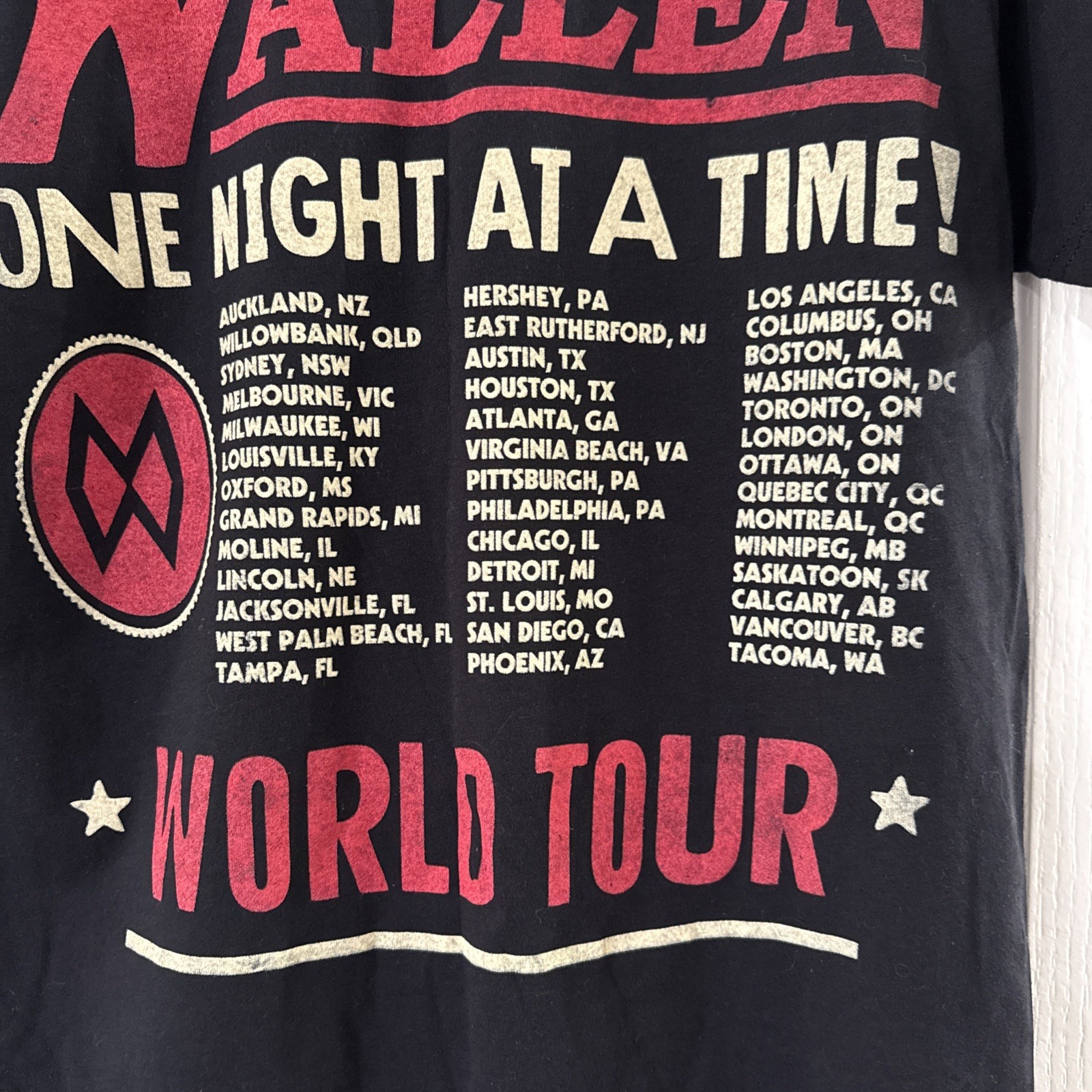 Morgan Wallen One Night At A Time Tour T Shirt. Small, Concert Shirt. New
