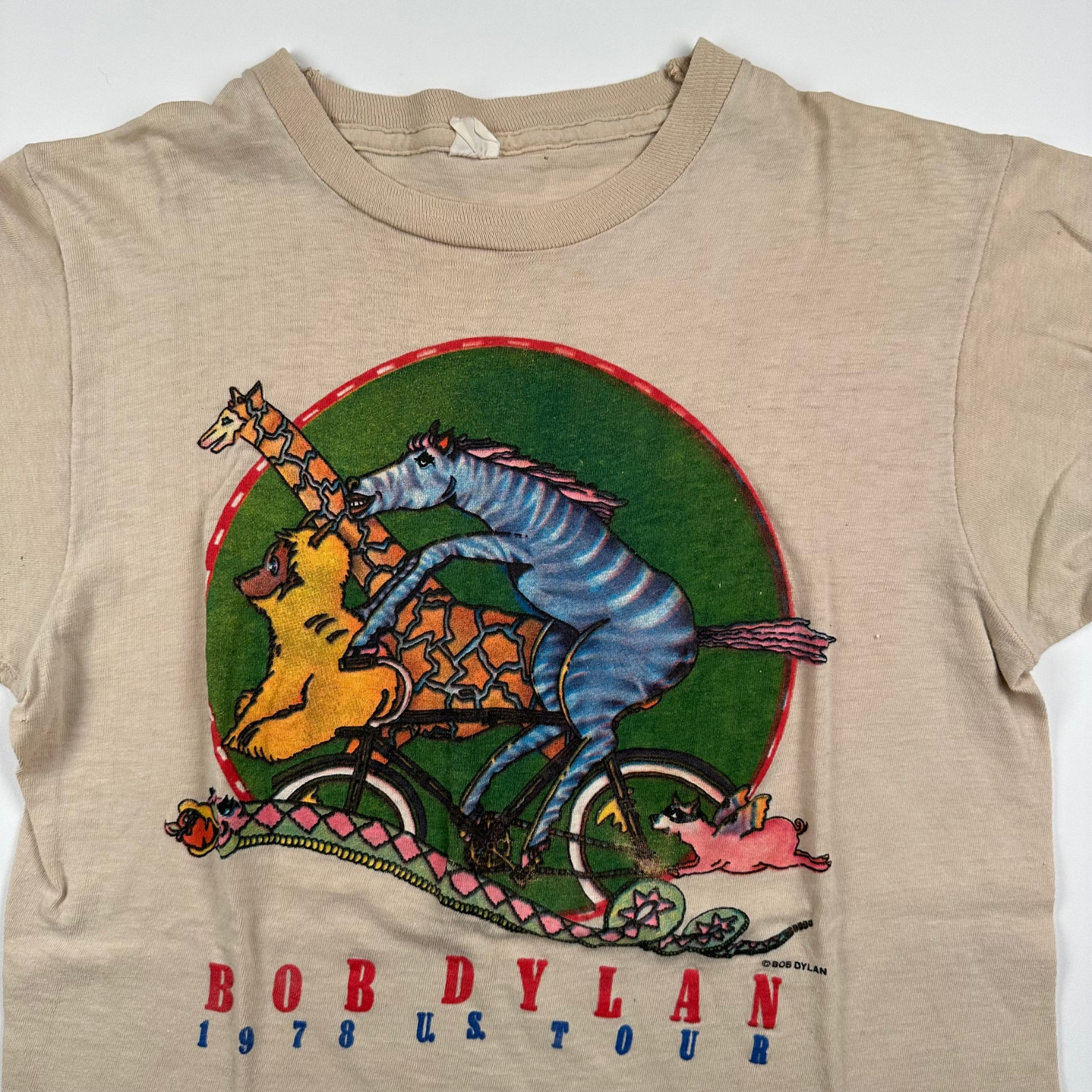 Vintage 1978 Bob Dylan T-shirt Tee Unisex Short Sleeve S to 5XL SE062