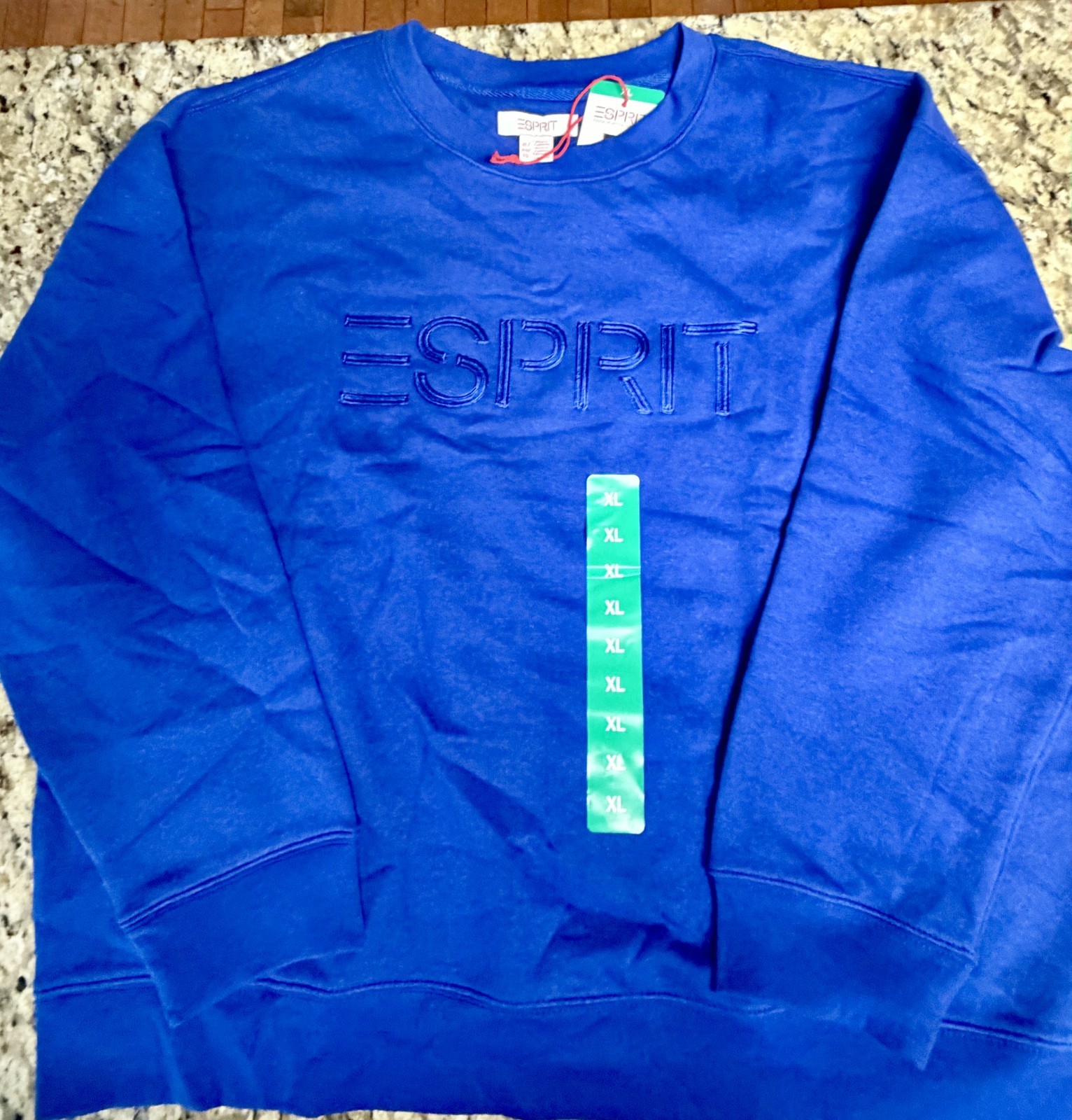 ESPRIT T-shirt, Blue long sleeve XL