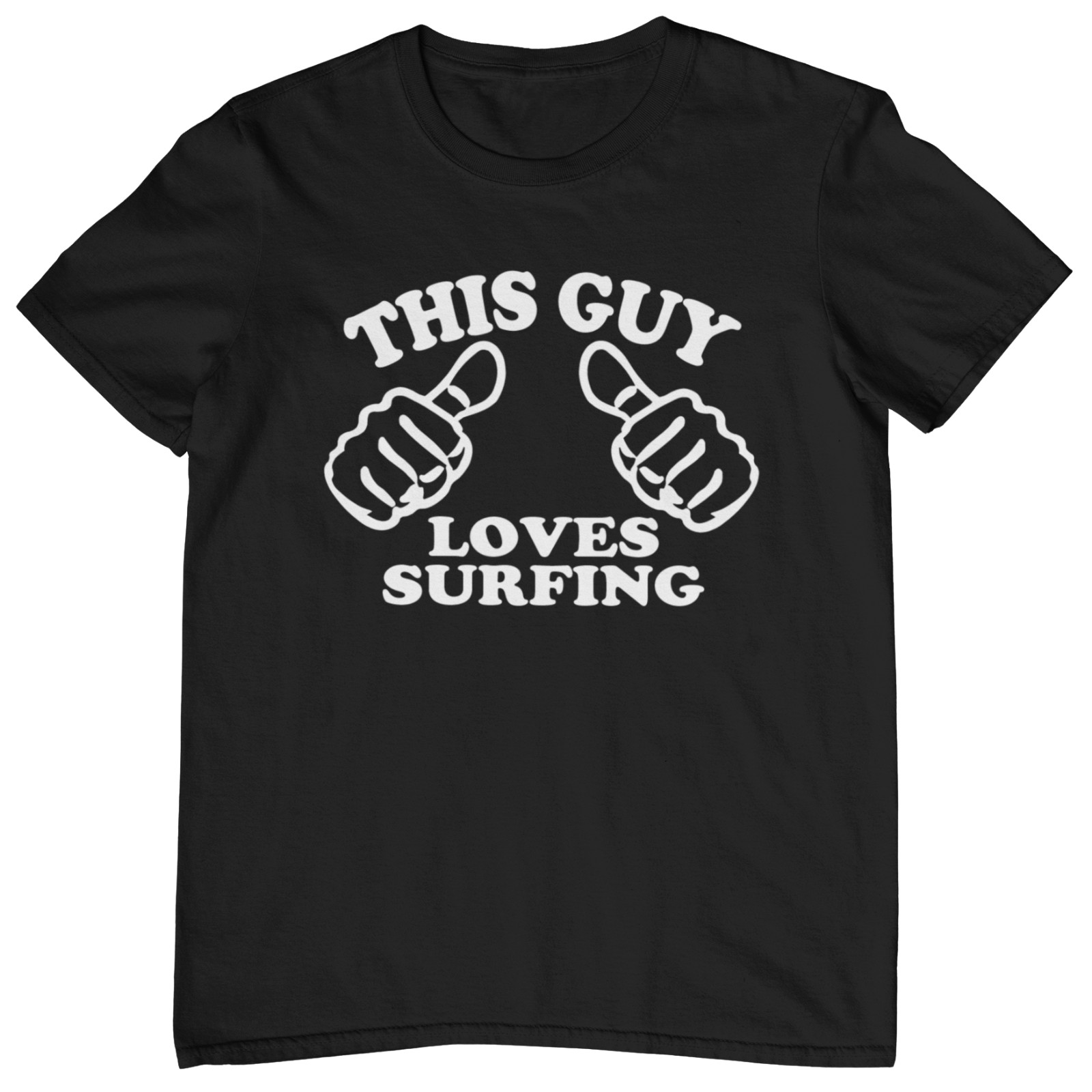 THIS GUY LOVES SURFING T-SHIRT – charlie dont surf sea wave beach board boys