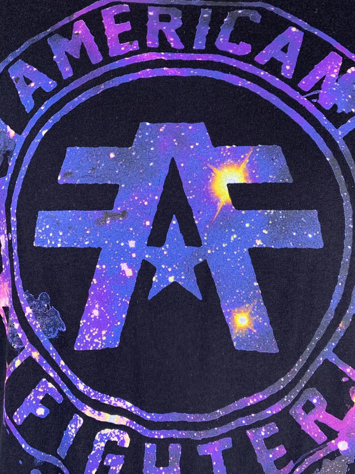 AMERICAN FIGHTER SILVER LAKE GALAXY Men’s T-Shirt *
