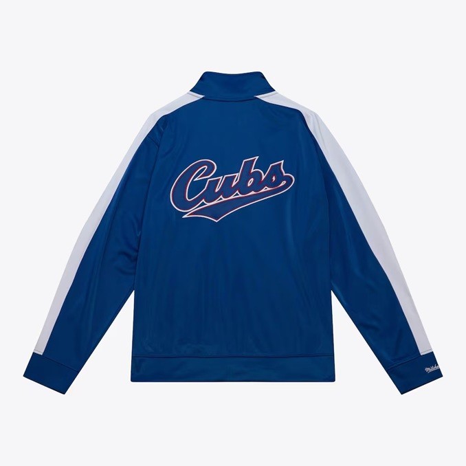 Men’s Mitchell & Ness Chicago Cubs Flashback Full Zip Track Jacket: XX-Large