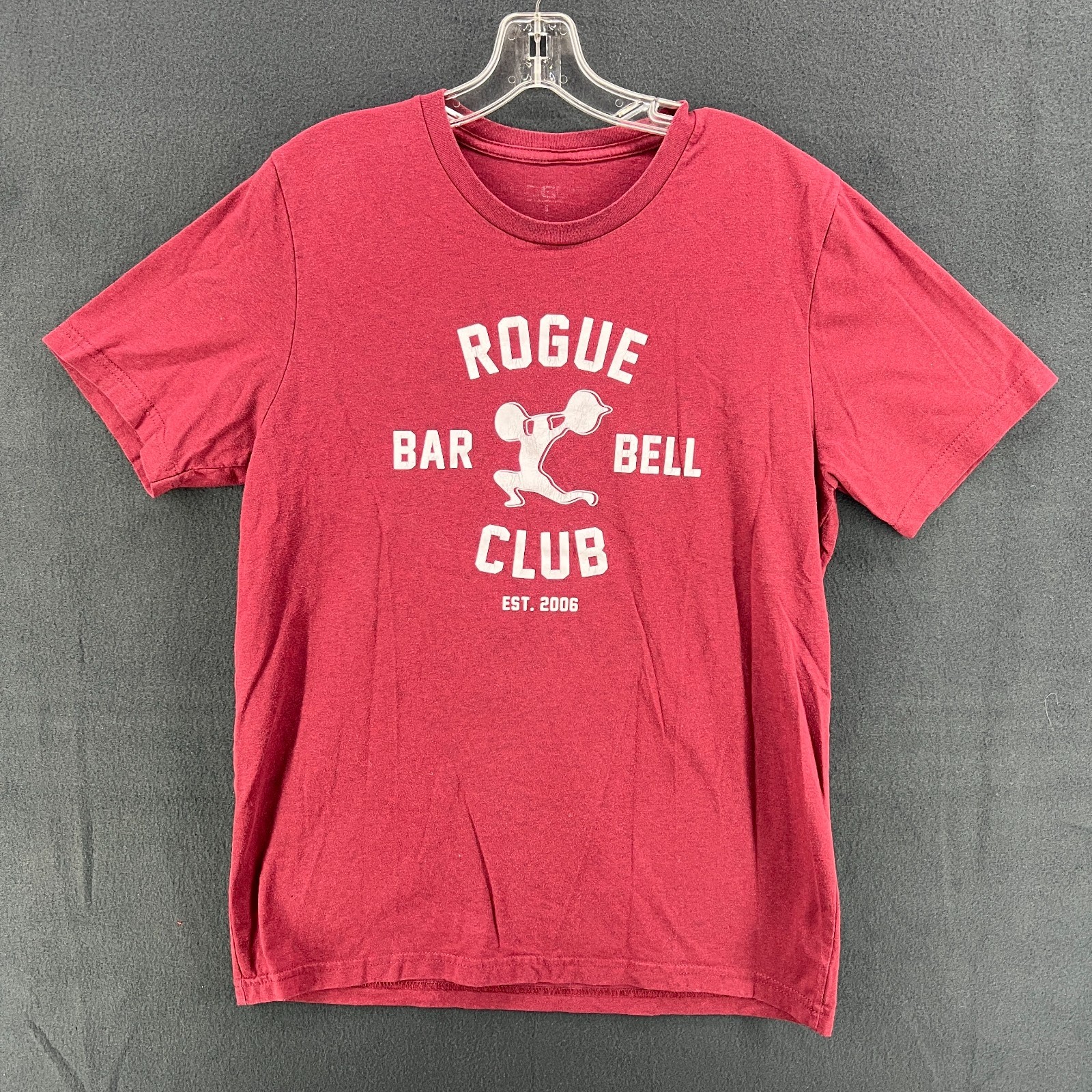 Rogue Fitness T Shirt Lot of 2 Shirt Made in USA Single Stitch Large Barbell