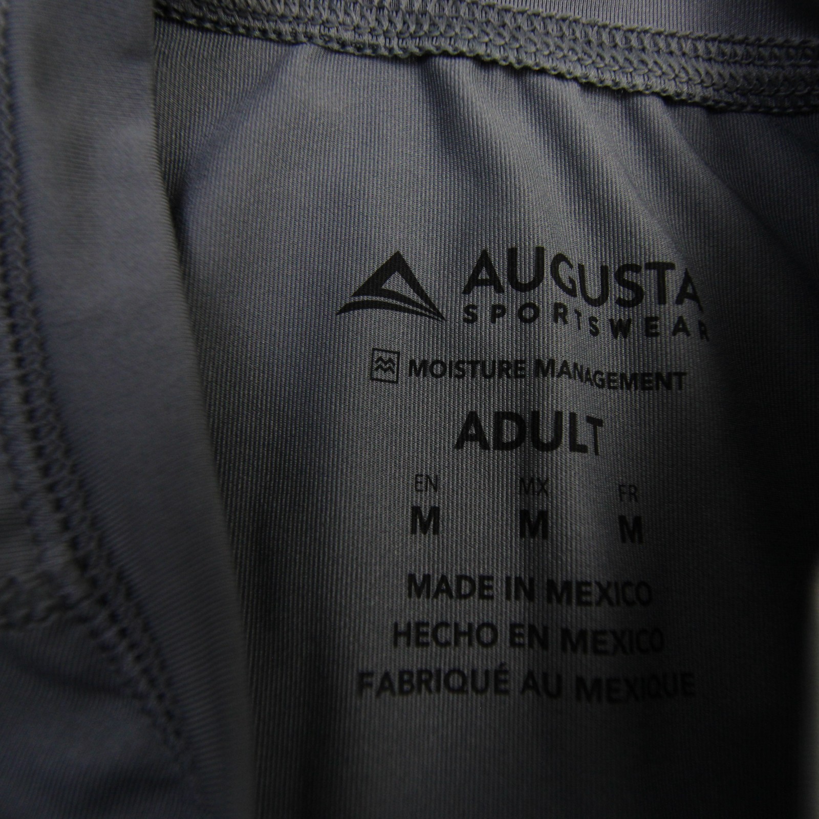 Augusta Sportswear Short Sleeve Shirt Men’s Dark Gray New without Tags M