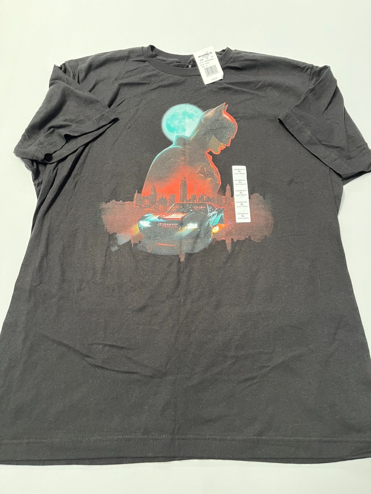 DC Comics The Batman Batmobile T-Shirt | XL | Men | Black
