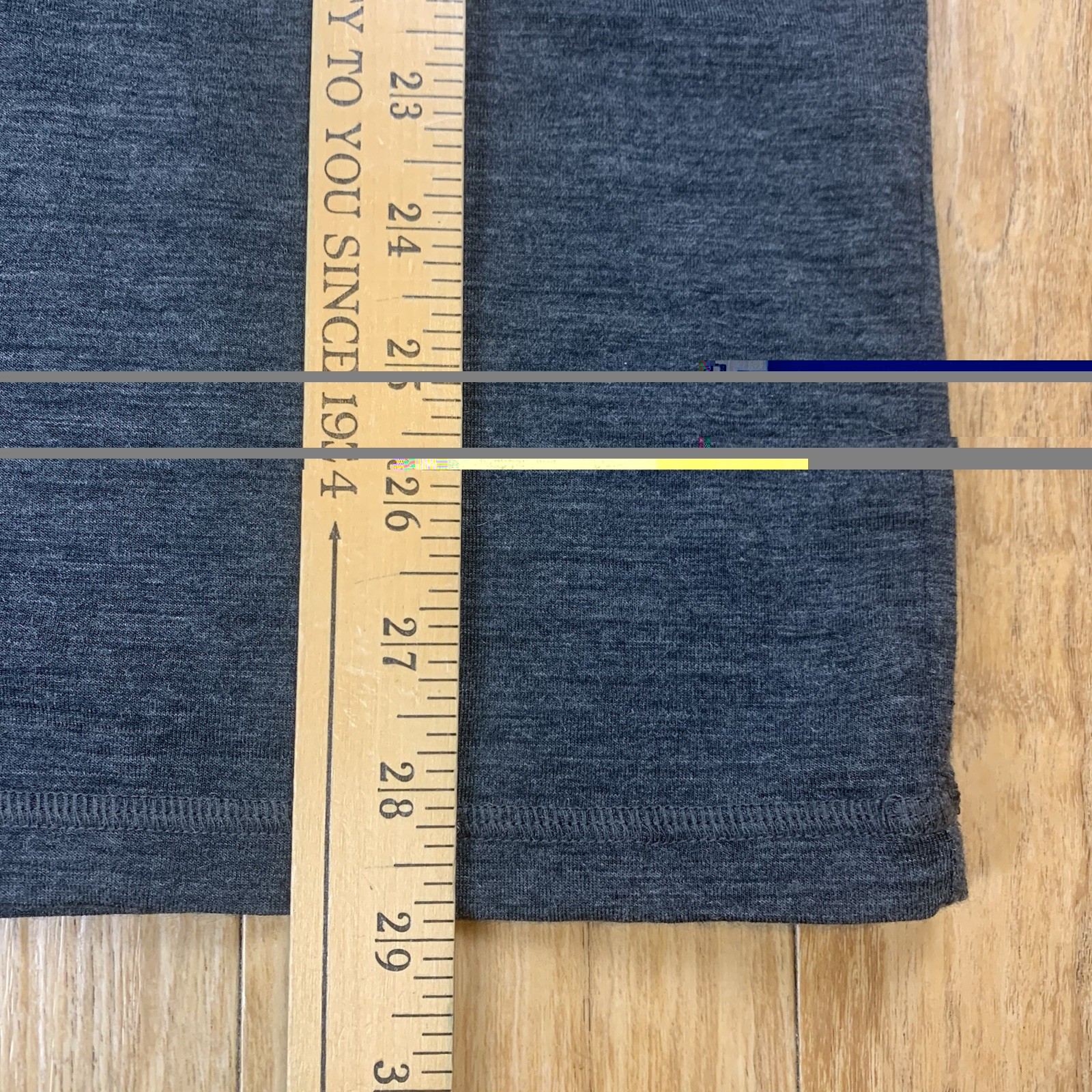 Mack Weldon Henley Shirt Men L Gray Cashmere Wool Knit Long Sleeve