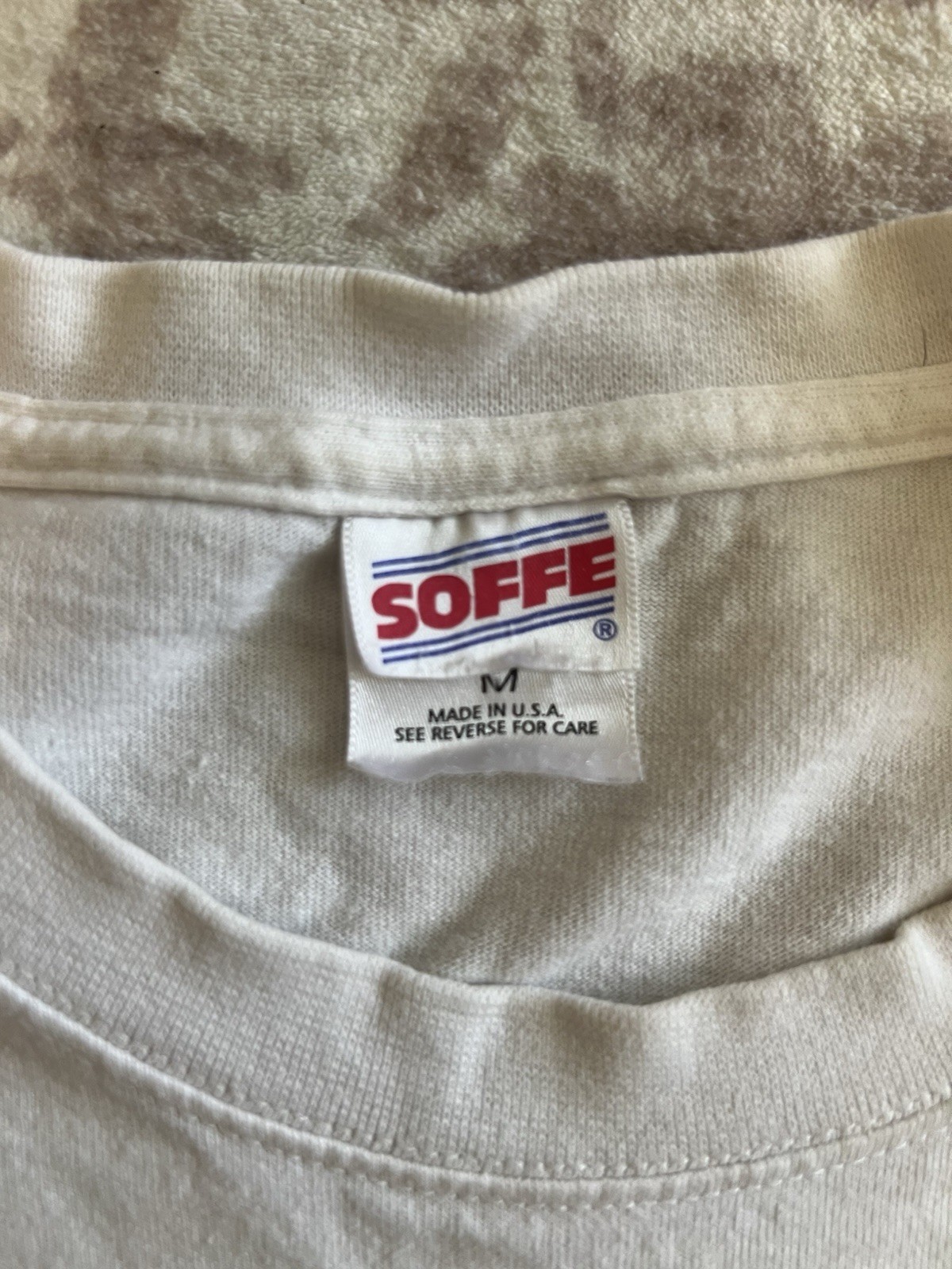 Vintage 90s Soffe Navy T-Shirt with black United States Navy emblemSize M #90s