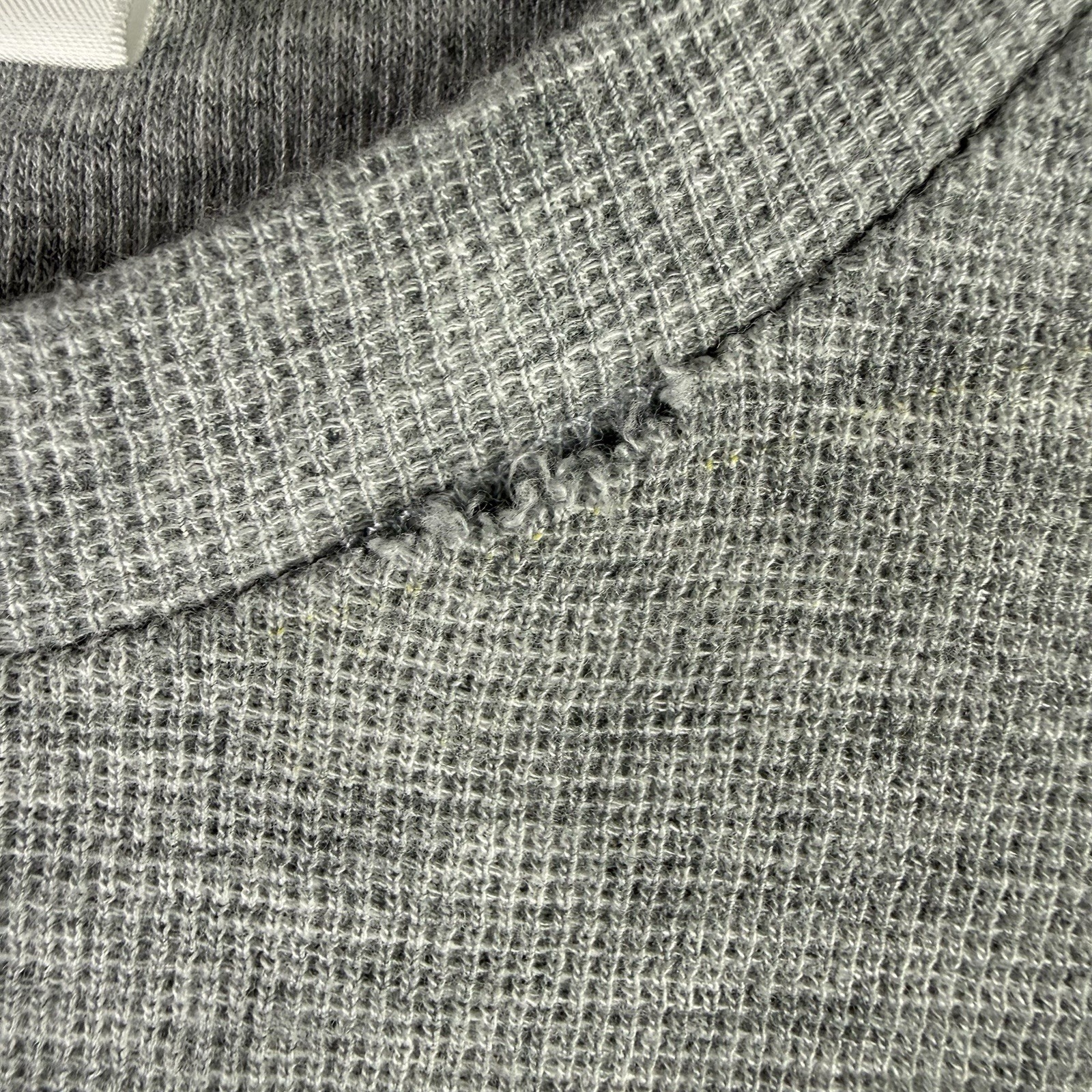 NN07 Men’s Clive T Shirt Medium Gray Waffle Knit Minimalist Scandinavian Tee