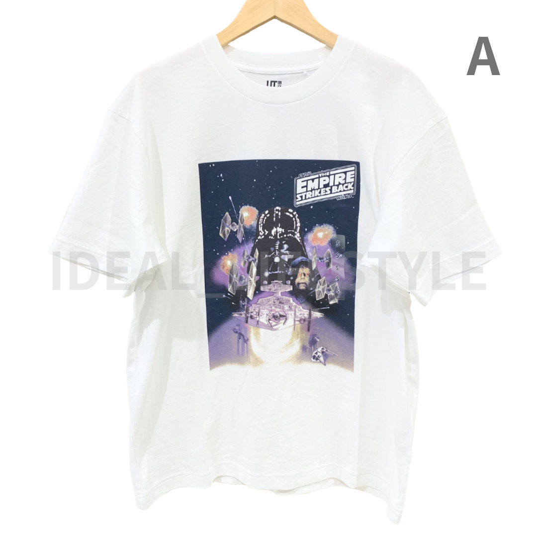 UNIQLO Star Wars UT Graphic T-Shirt S M L XL XXL 3XL 4XL White Black Jedi NWT