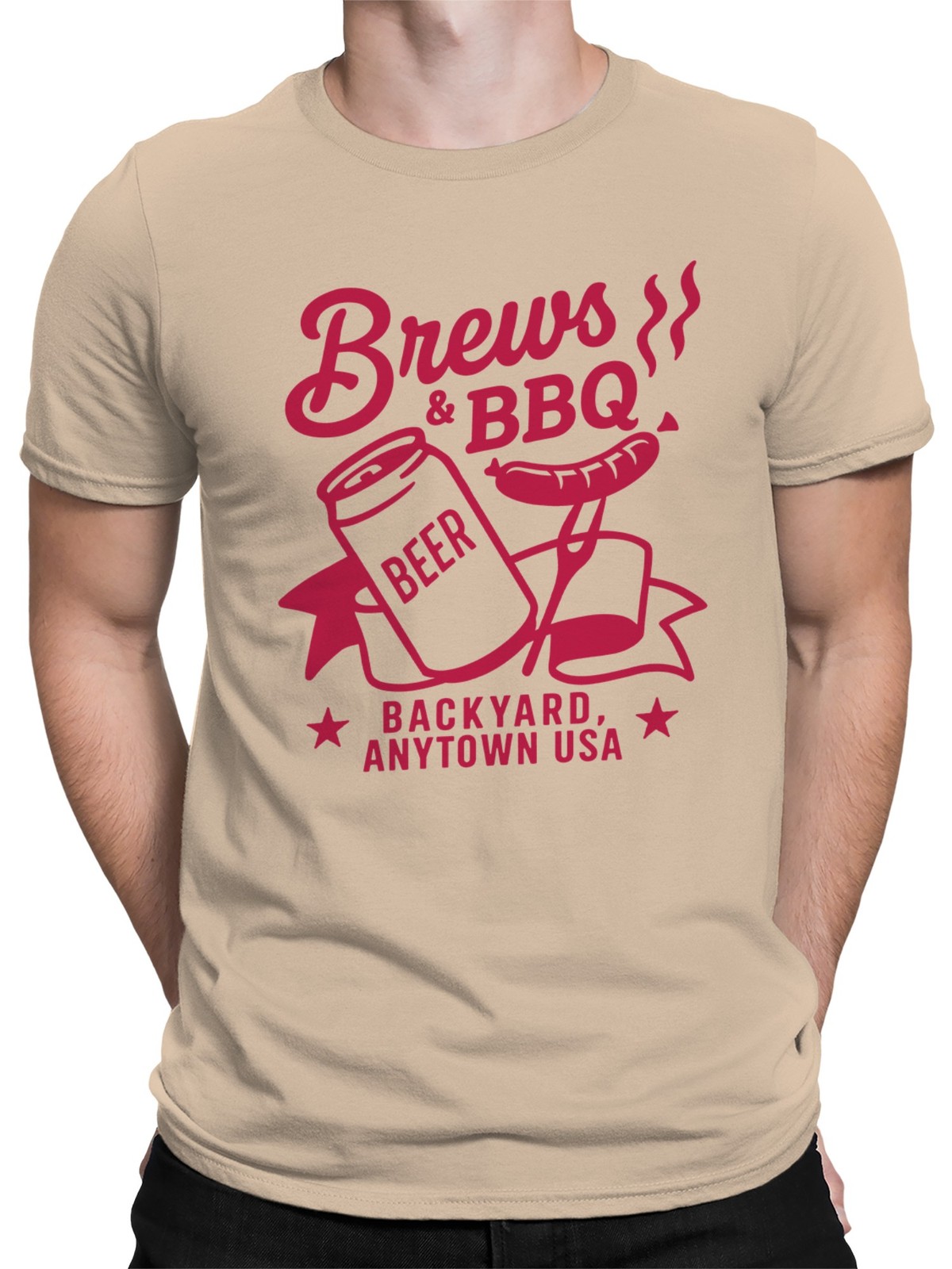 Backyard Brews & BBQ Fun Men’s T-shirt