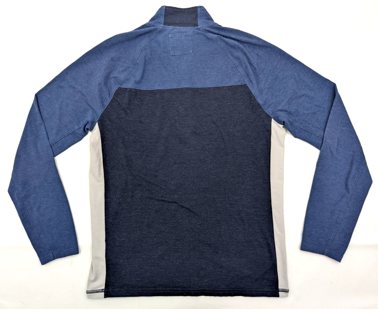 Abercrombie & Fitch 1/4 Zip Lightweight Pullover Shirt Sweater, Men M, Blue EUC