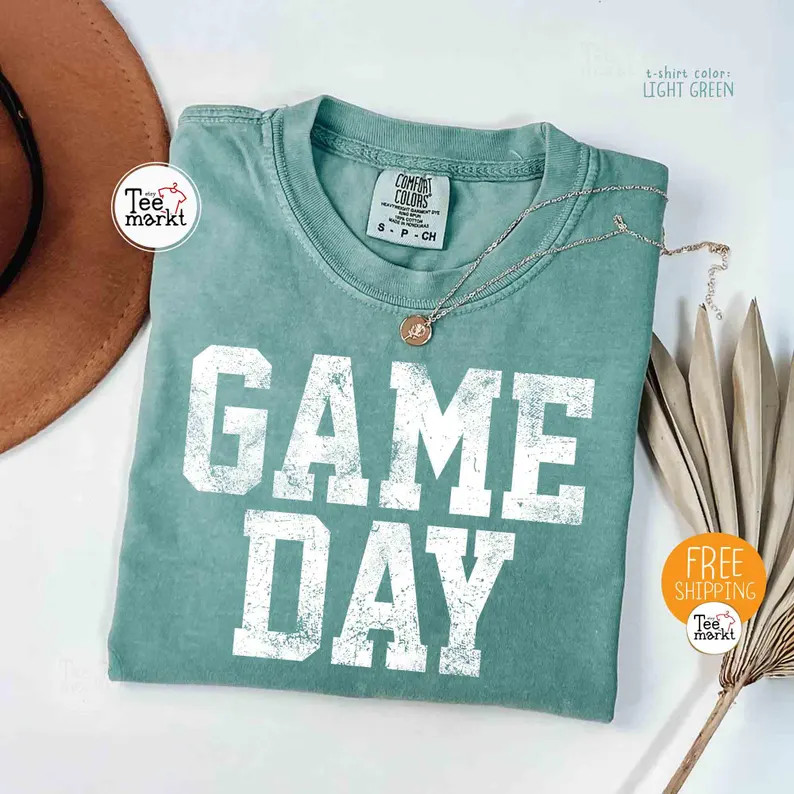 Vintage Game Day Comfort Tee Soft Feel Retro Style