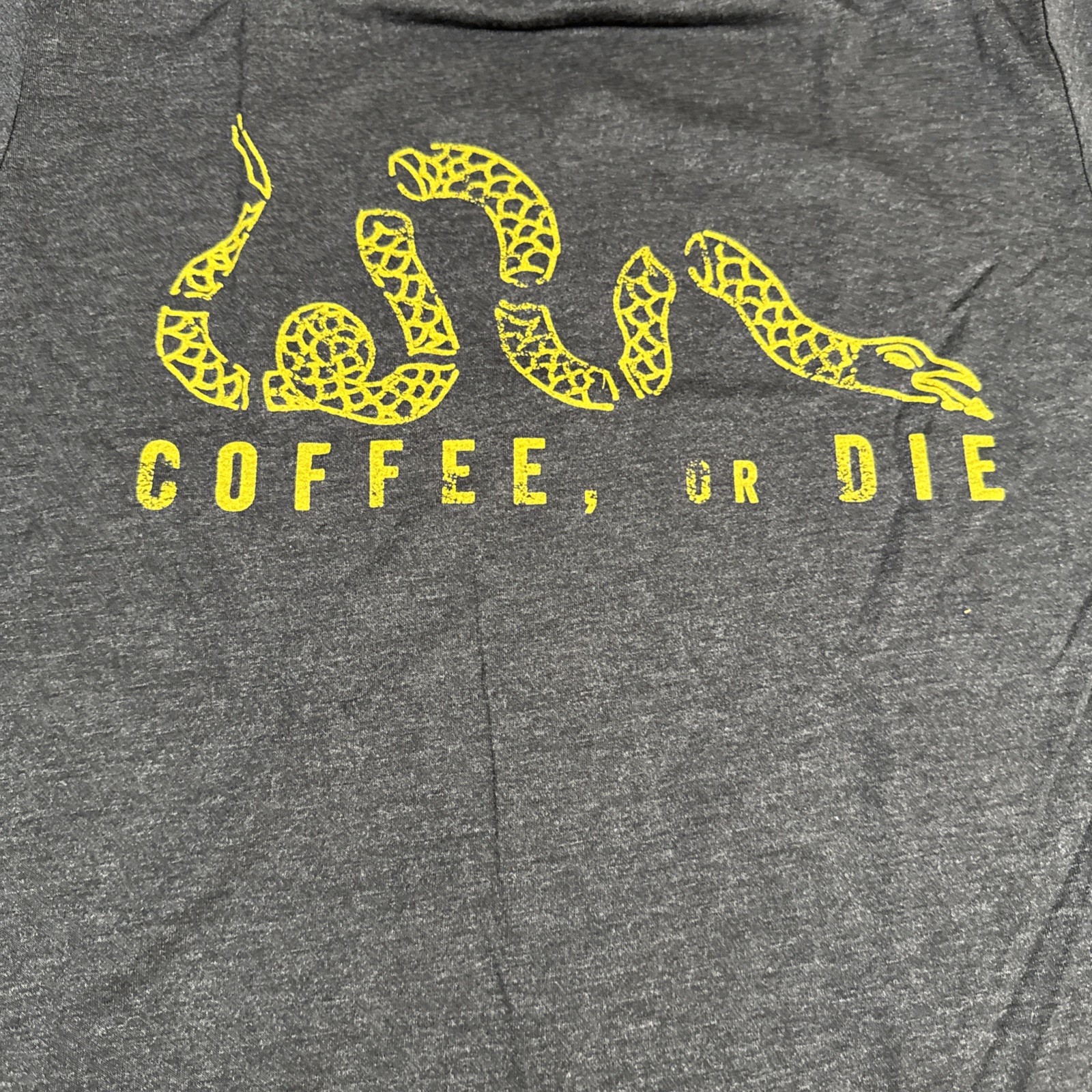 Black Rifle Coffee Company Coffee or Die T-Shirt Snake Black Military Men’s MED