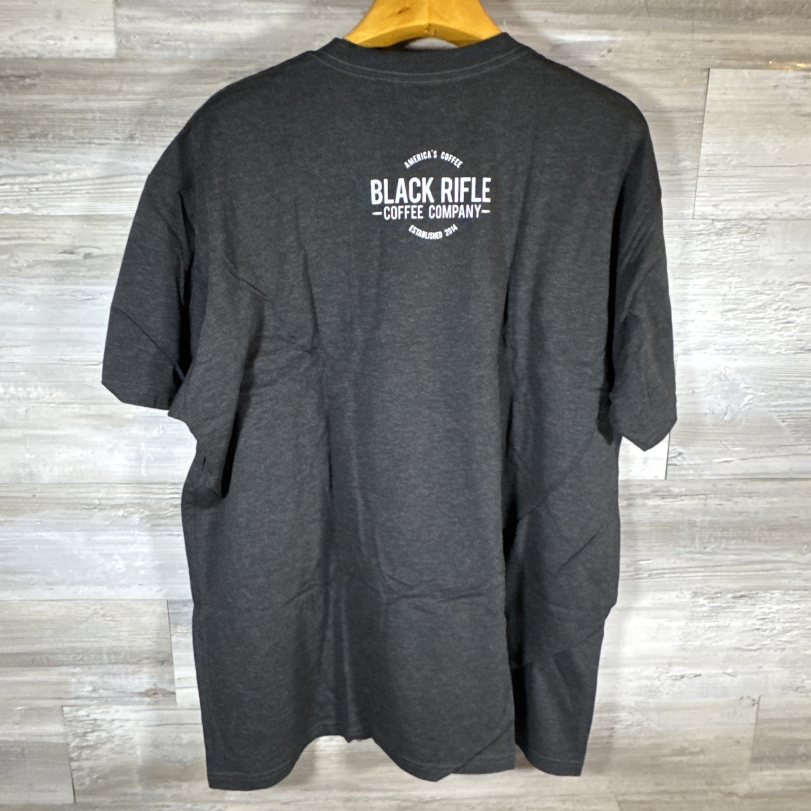 Black Rifle Coffee T-Shirt SBR Flag Logo Mens Size 3XL New Military Patriot USA