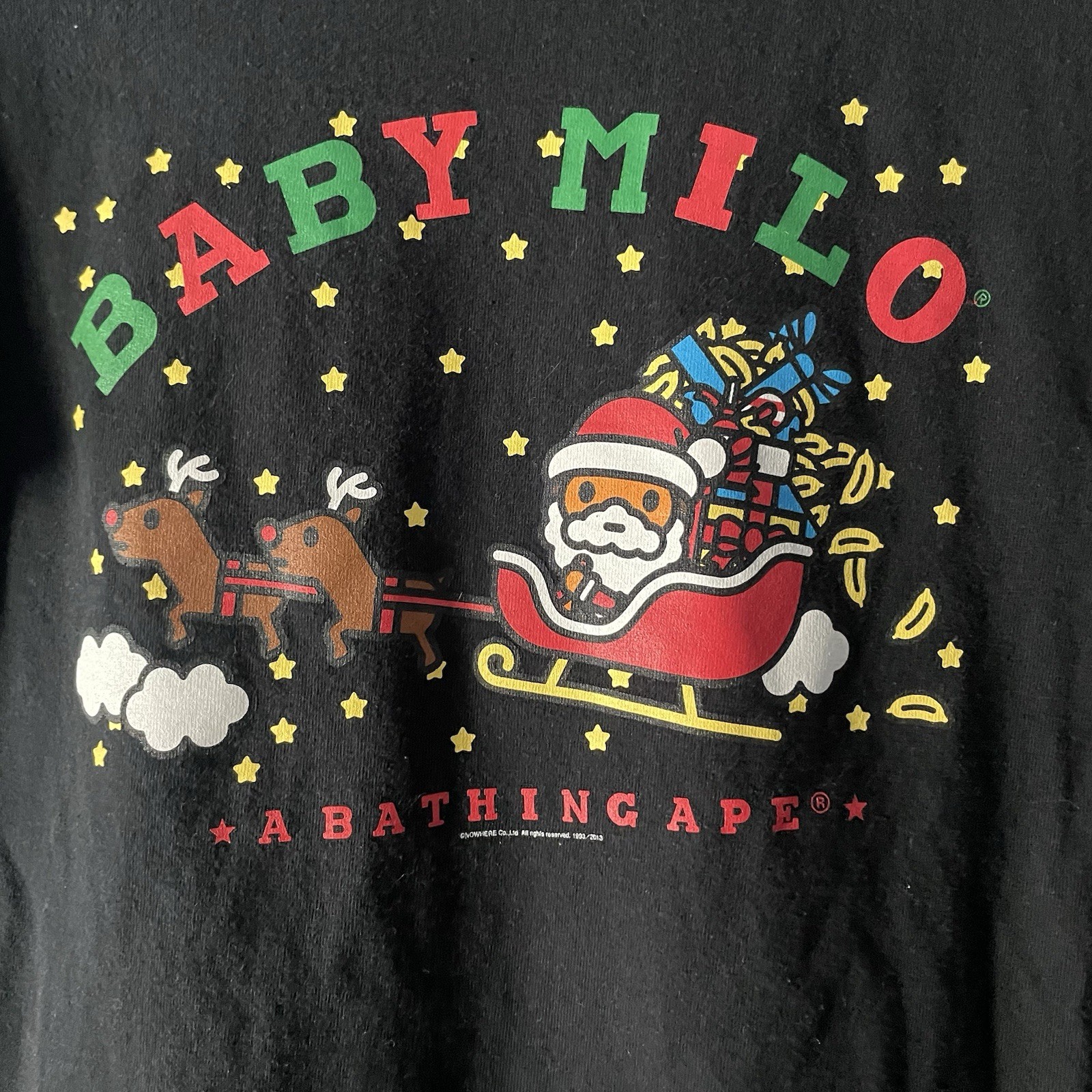 2010s A Bathing Ape Baby Milo Christmas Shirt