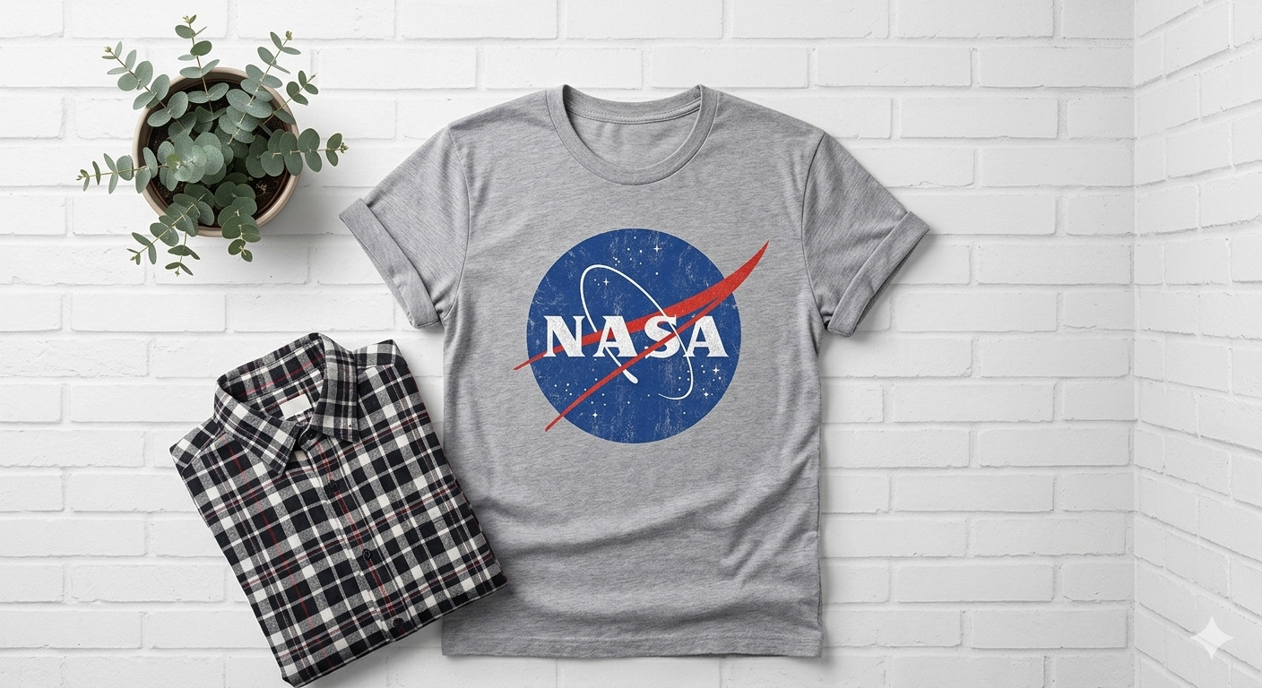 NASA Vintage Insignia Adult T-shirts NASA Shirt Space Science sizes S-2XL