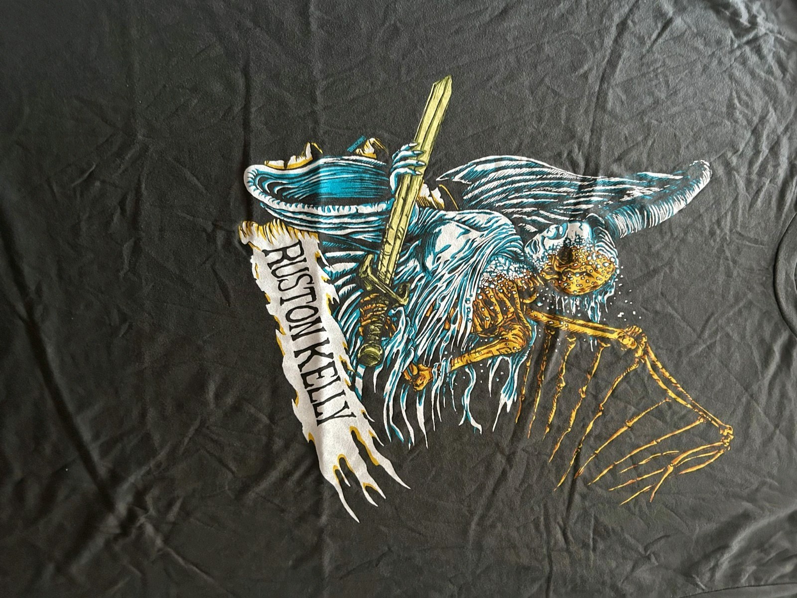 Short-sleeved T-shirt Ruston Kelly, Angel Of Death Tee