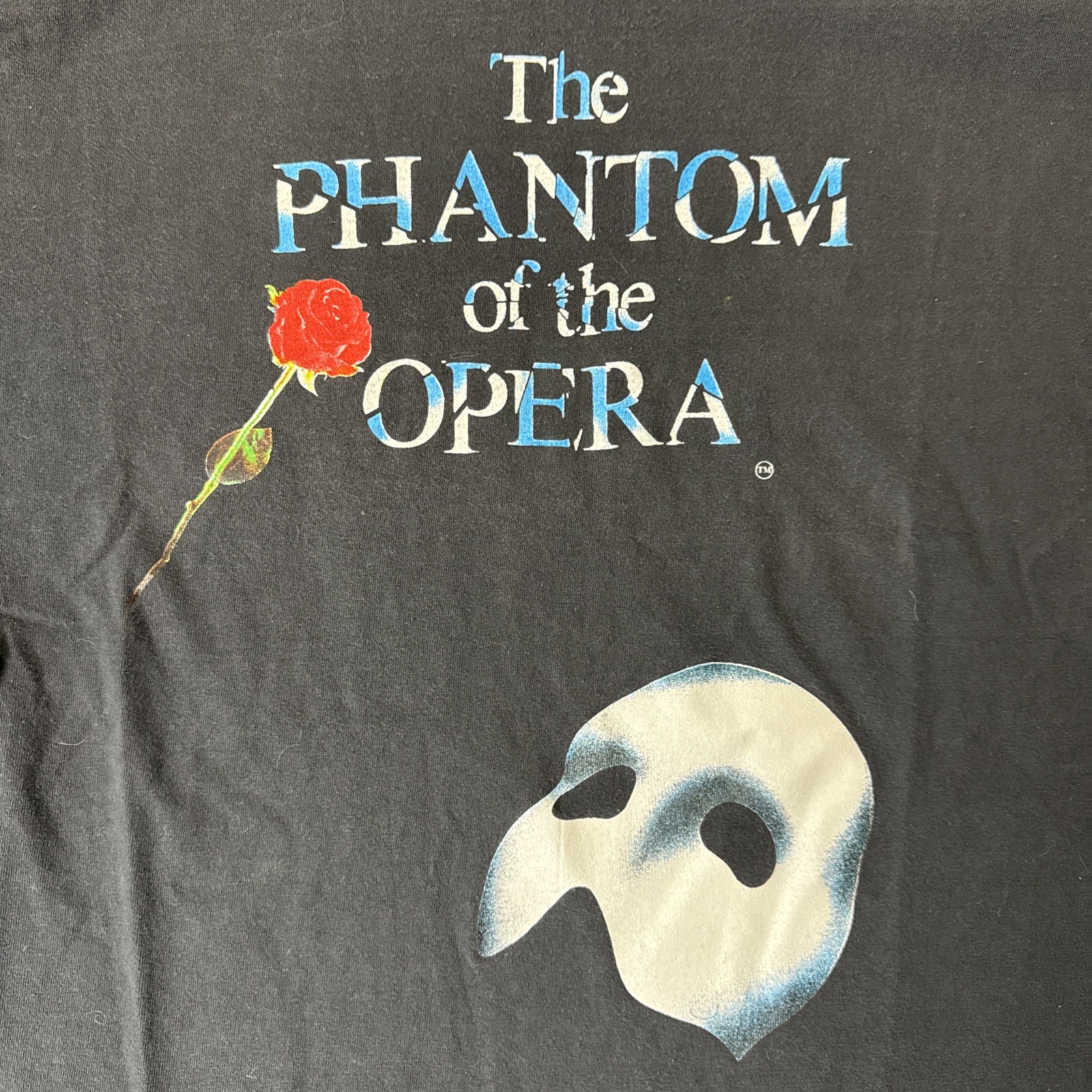 Vintage Roots Canada Phantom Of The Opera T Shirt 1986 Size Large Single Stitch