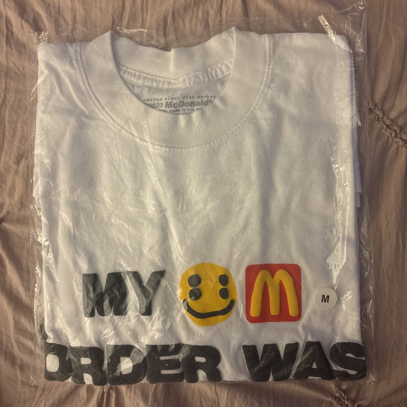 Cpfm McDonalds Collab My Order Was Worth The Wait Tee Sz M 100% Auth $100 Retail