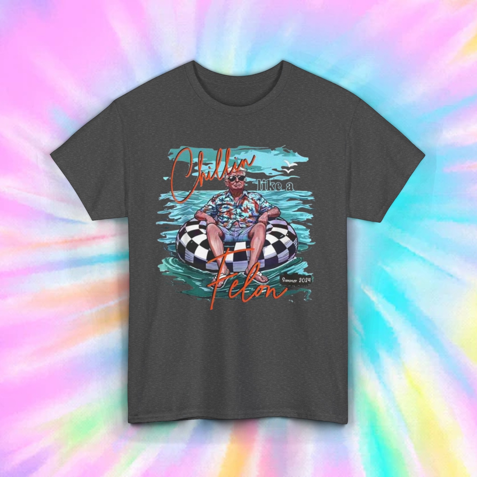 Chillin’ Like a Felon T-Shirt | Funny Summer Graphic Tee | S-5XL