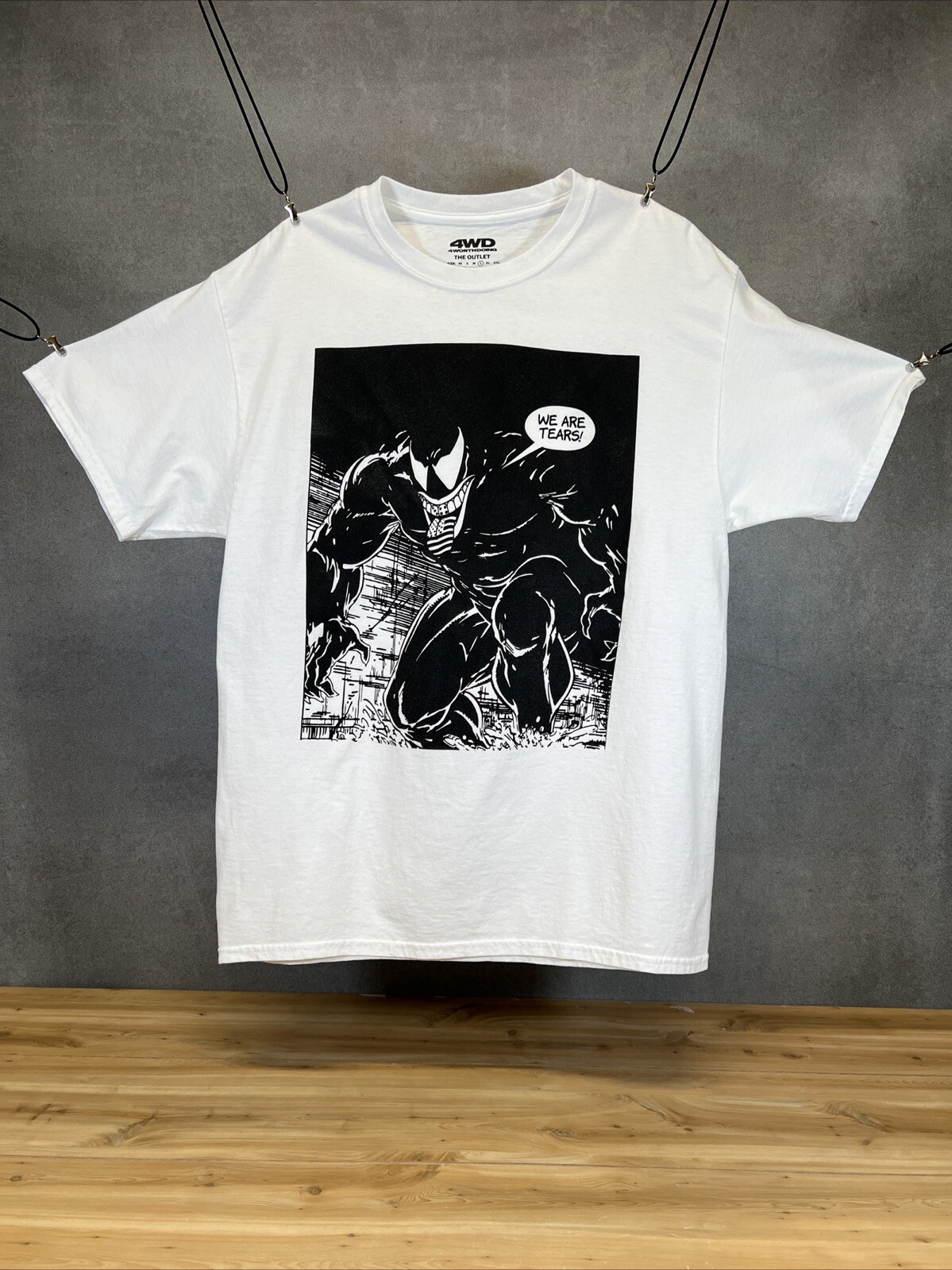 🔥 RARE Denim Tears x 4worthdoing 4WD MARVEL Venom Charity Shirt Tee T-shirt 🔥