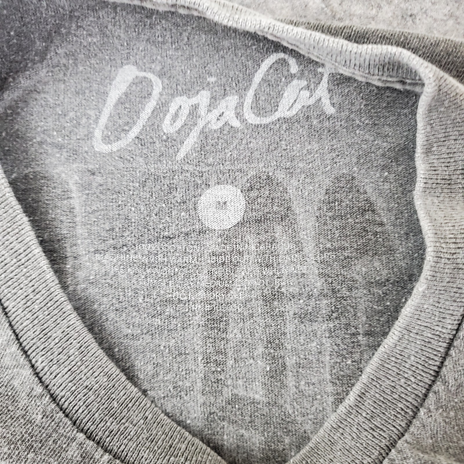 Doja Cat Shirt Mens Medium Gray Crew Neck Short Sleeve Graphics Stretch Pullover
