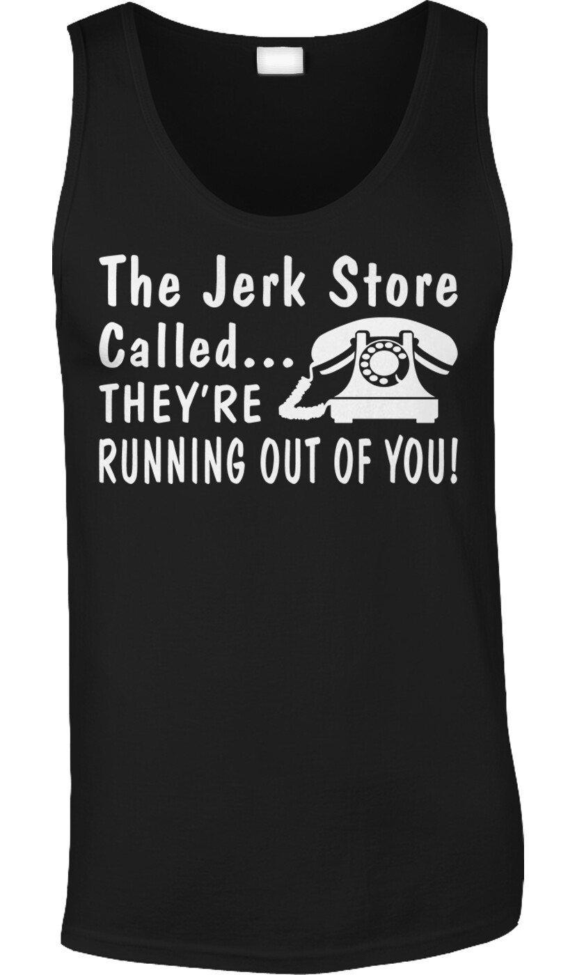 Jerk Store Seinfeld Inspired TV Show Pop Culture Comedy Cult Classic Mens Tank