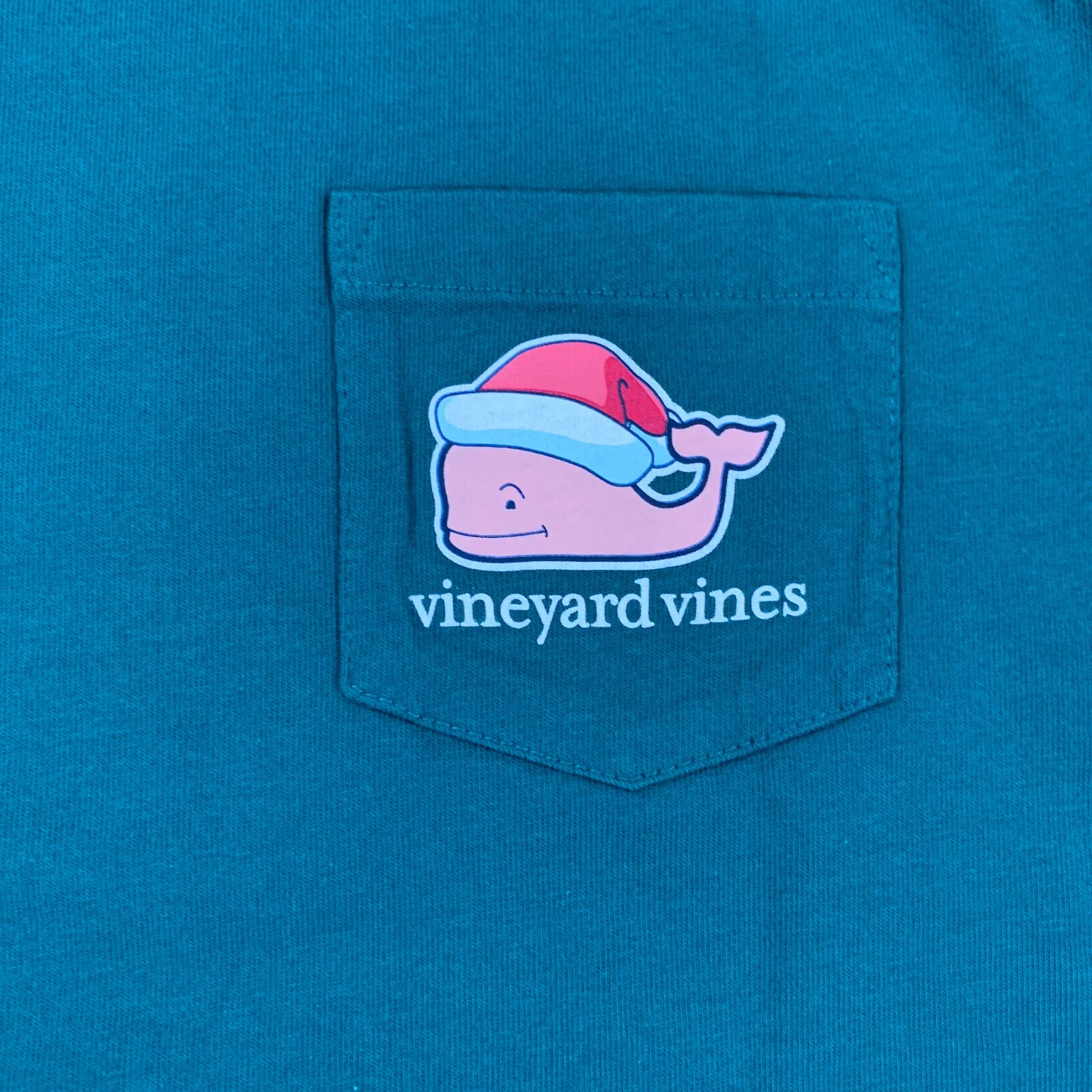 Vineyard Vines Shirt Mens Small Green Whale Merry Christmas Long Sleeve NWT