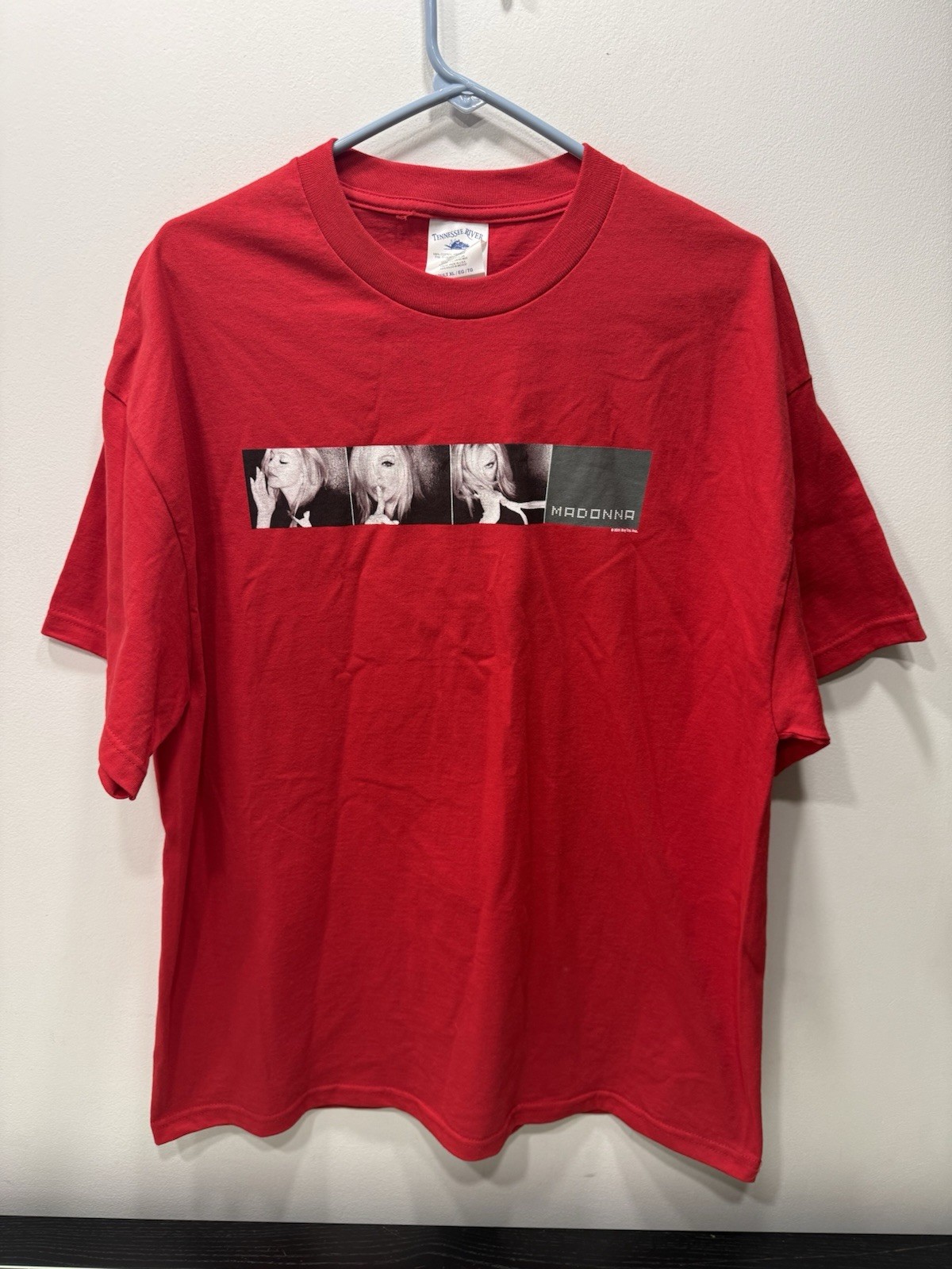 Vintage Madonna 2001 Band Tour Tee Shirt Mens XL Box Logo ( See Pics )