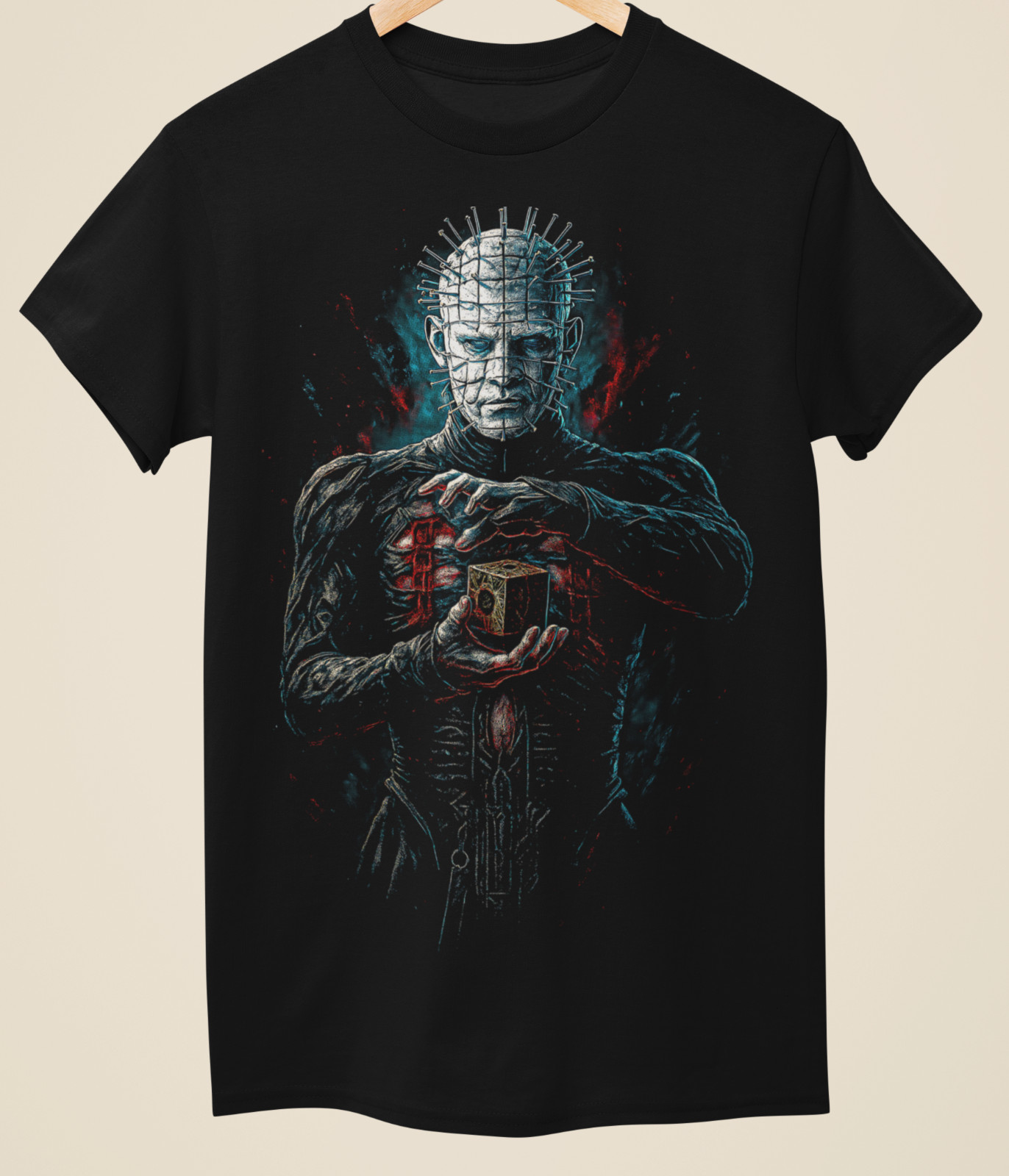 Inspired by Hellraiser – Pinhead Lament Configuration Unisex T-Shirt (H0-034)