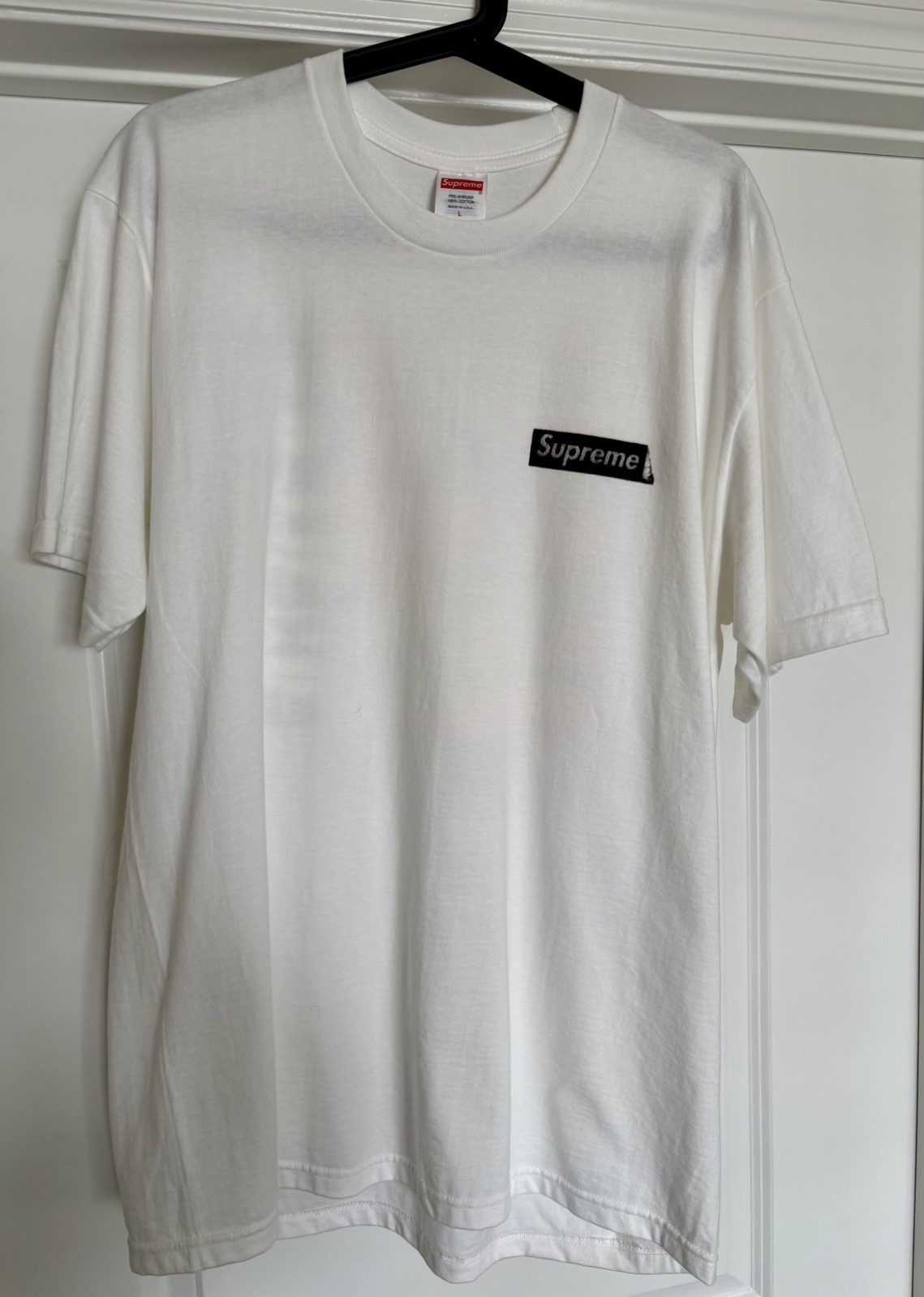 Supreme God Save Us Graphic Tee White Men’s Large Short Sleeve Crew Neck New