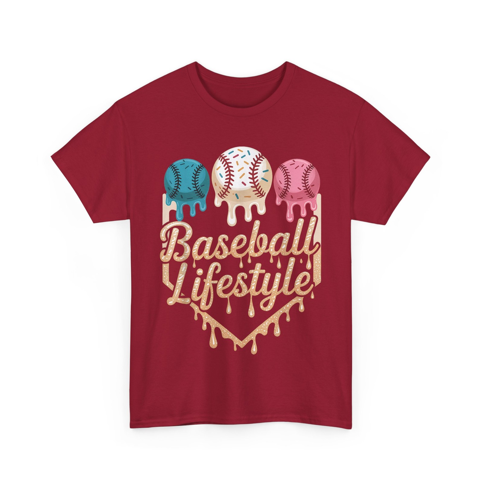 Baseball Lifestyle 101 Apparel Youth Baseball Drip Icecream T-Shirt