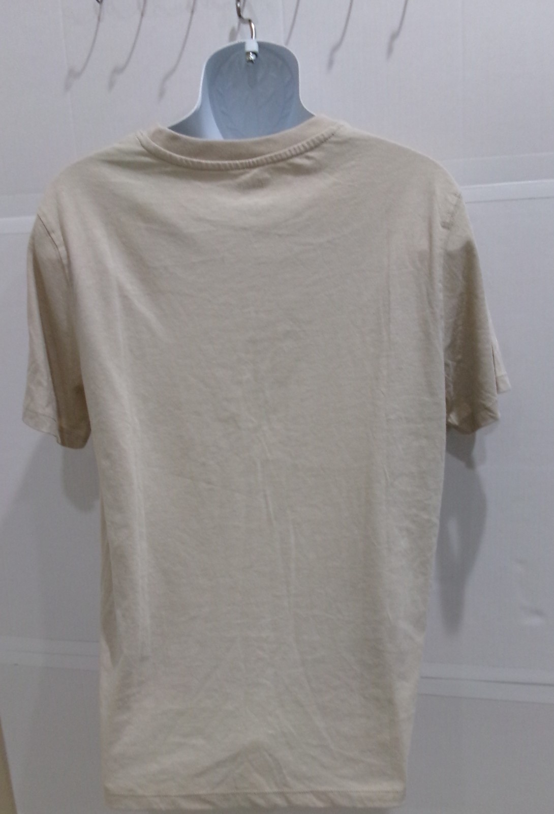 Men’s M Every Wear Short Sleeve T-Shirt Goodfellow Oatmeal Light Cotton Blend