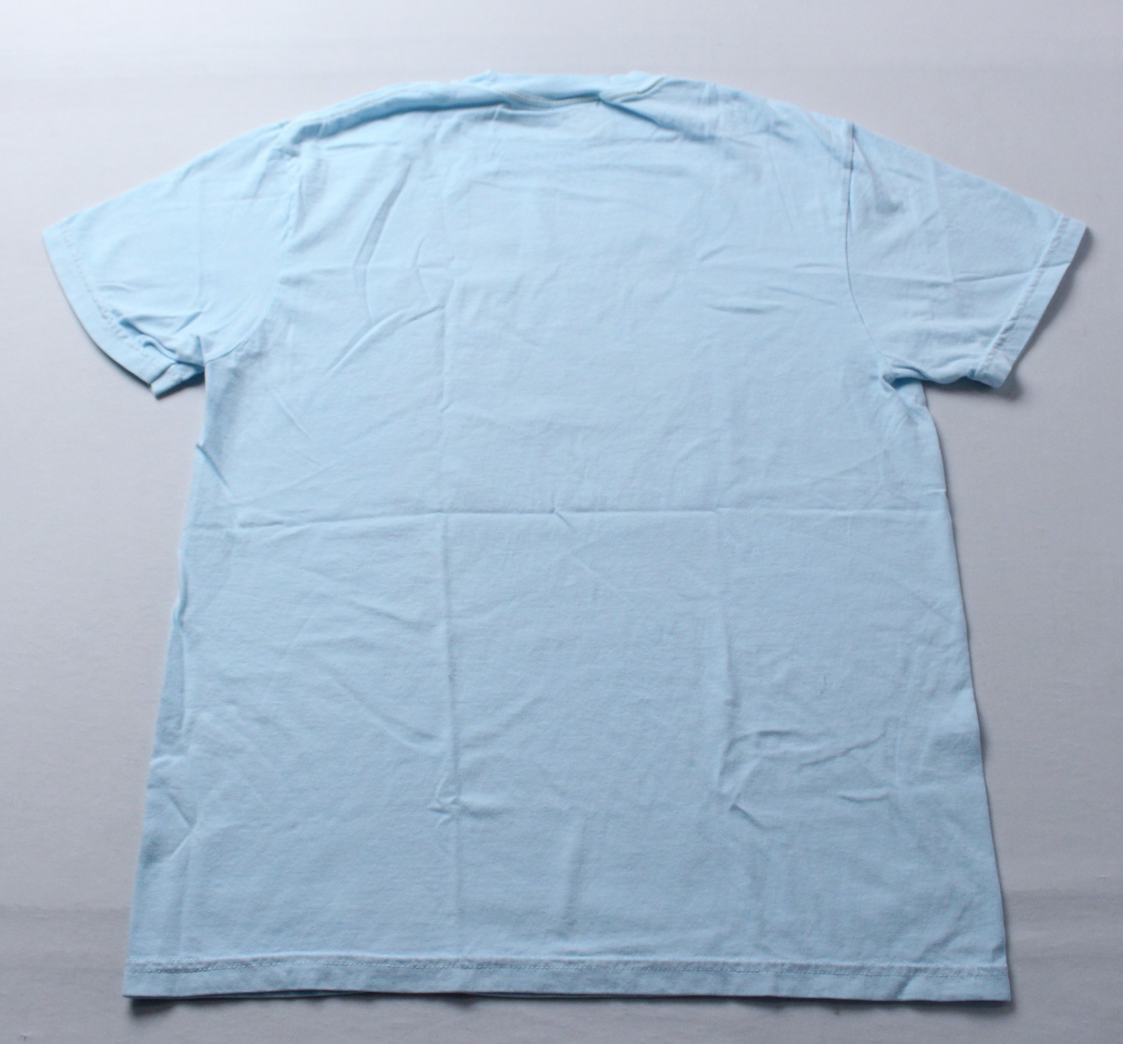 Leah Roseman Unisex Adult’s Cotton Short Sleeve T-Shirt CA4 Chambray Medium