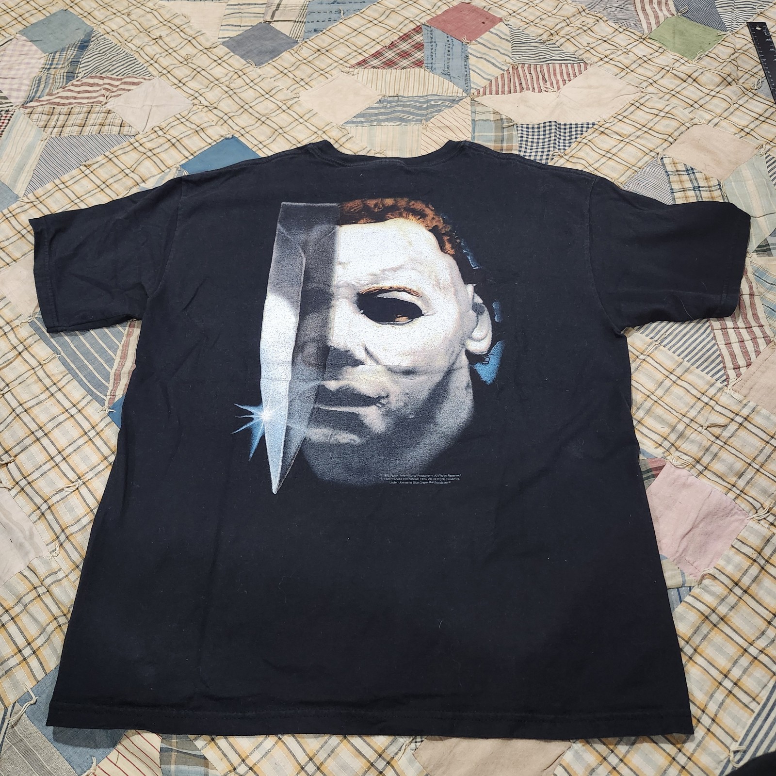 Vintage Halloween Michael Myers Large T-Shirt Rare Grail Movie Promo