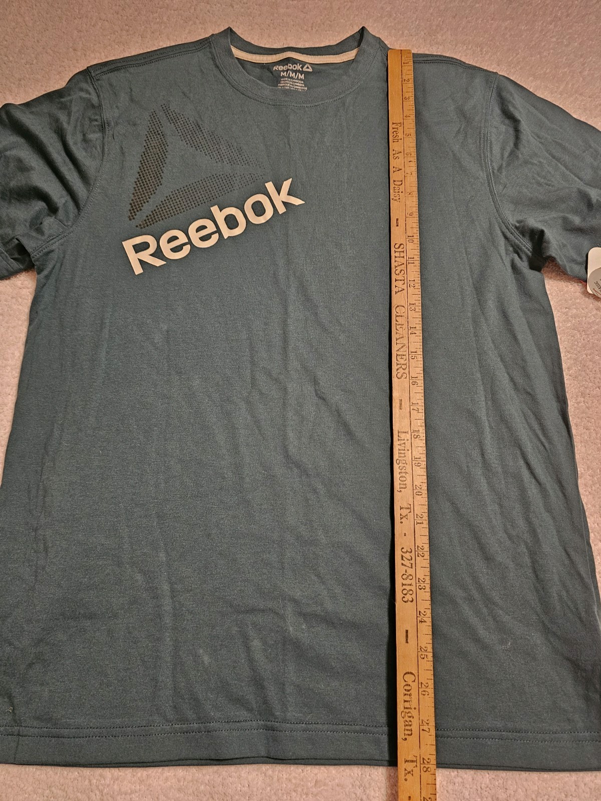 Reebok Men’s Short Sleeve Graphic T-Shirt Size M NWT Color Green (Balsam) July1