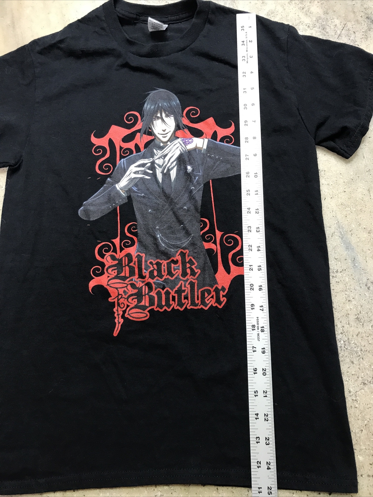 Black Butler Shirt Adult Small Black Short Sleeve Manga Anime Tee – Fast Ship!