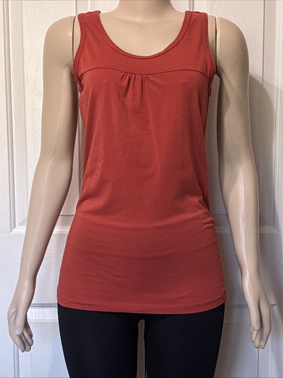 Spiegel Burnt Orange Scoop Neck Sleeveless Tank Top Size Medium