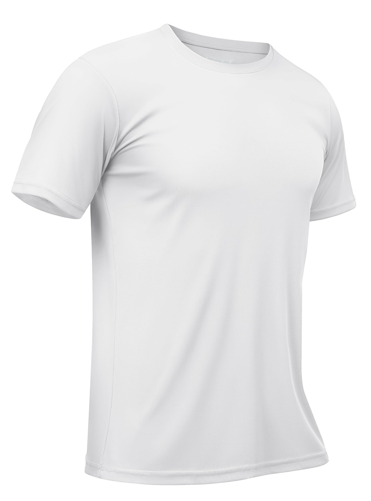 Men’s Short Sleeve UPF 50+ T-Shirt Quick Dry Workout Athletic Running Swim Tops
