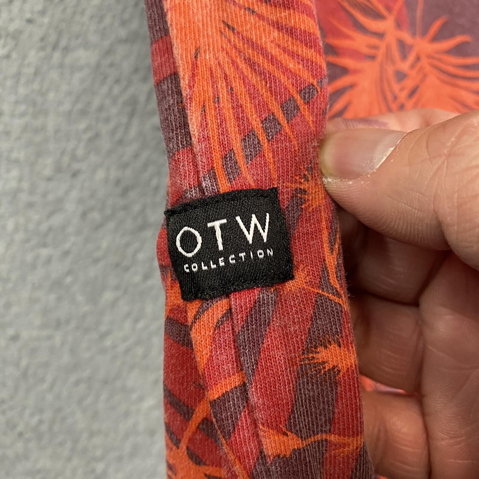 Vans Shirt Men Medium OTW Collection Tropical Print Pocket Tee Skater Streetwear