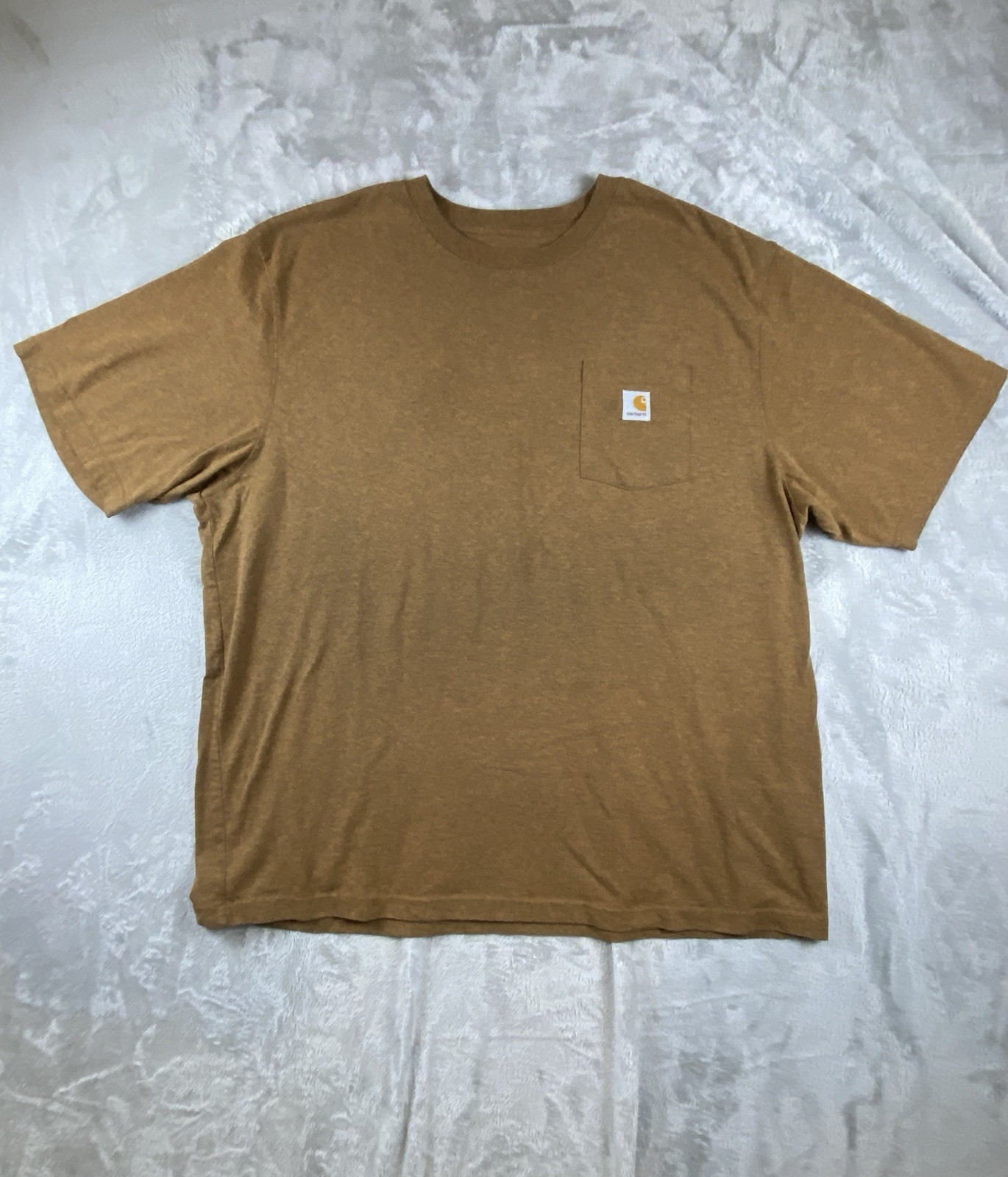 Carhartt Loose Fit Heavyweight Short-Sleeve Pocket T-Shirt K87-M 2XL Brown