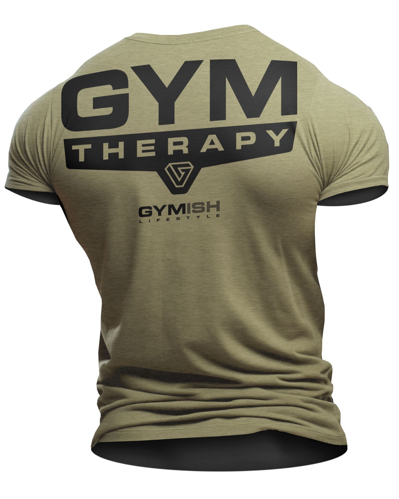 098.Gym Therapy Workout T-Shirt for Mens