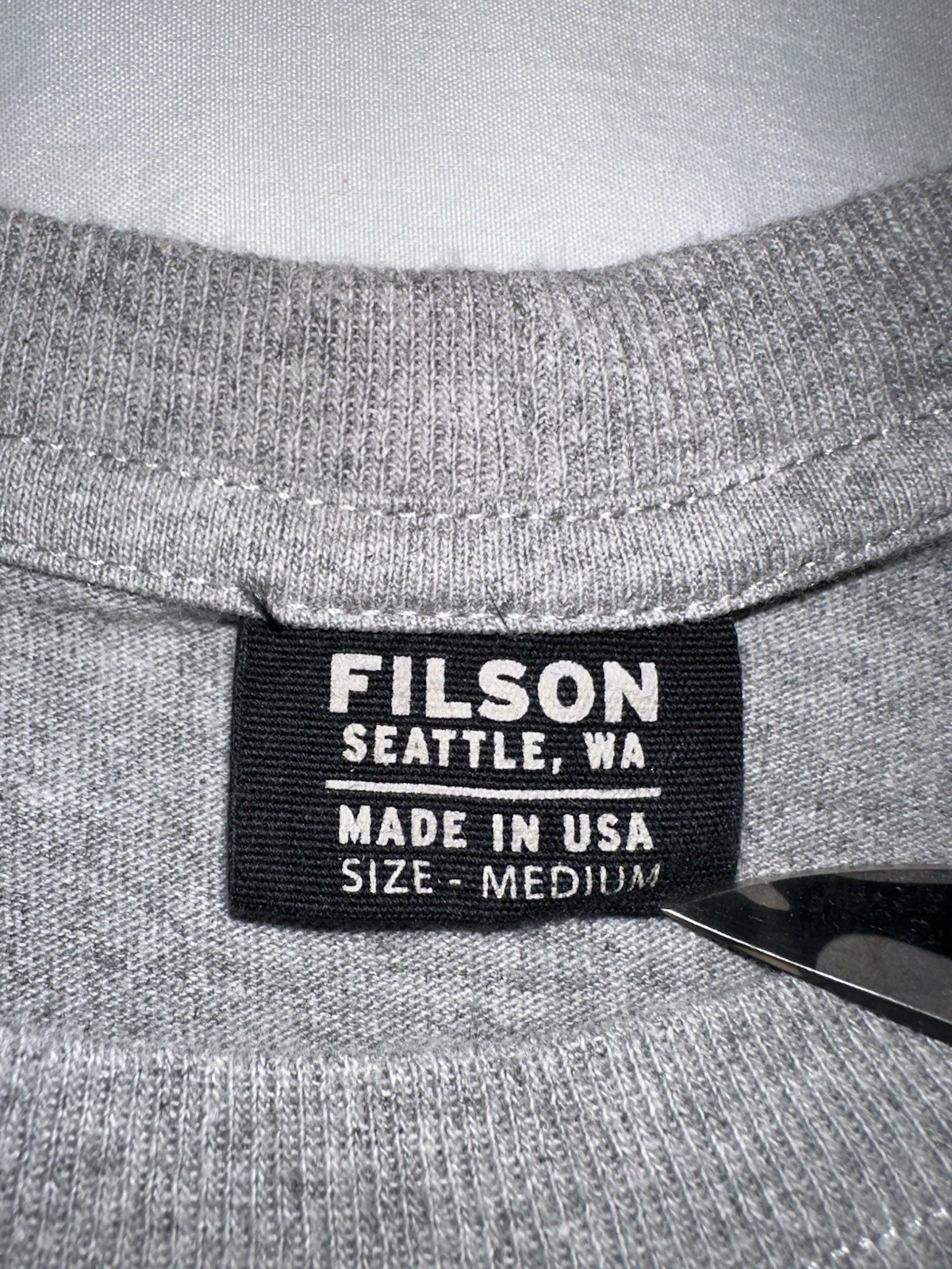 Filson T Shirt Mens Medium Outdoor Alaska Outfitter Short Sleeve Graphic Tee