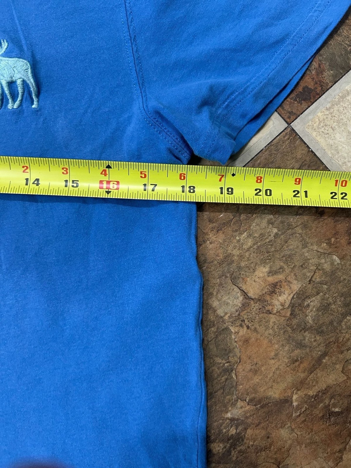 Y2K Abercrombie & Fitch Soft Blue t shirt Size S #y2k #vintage